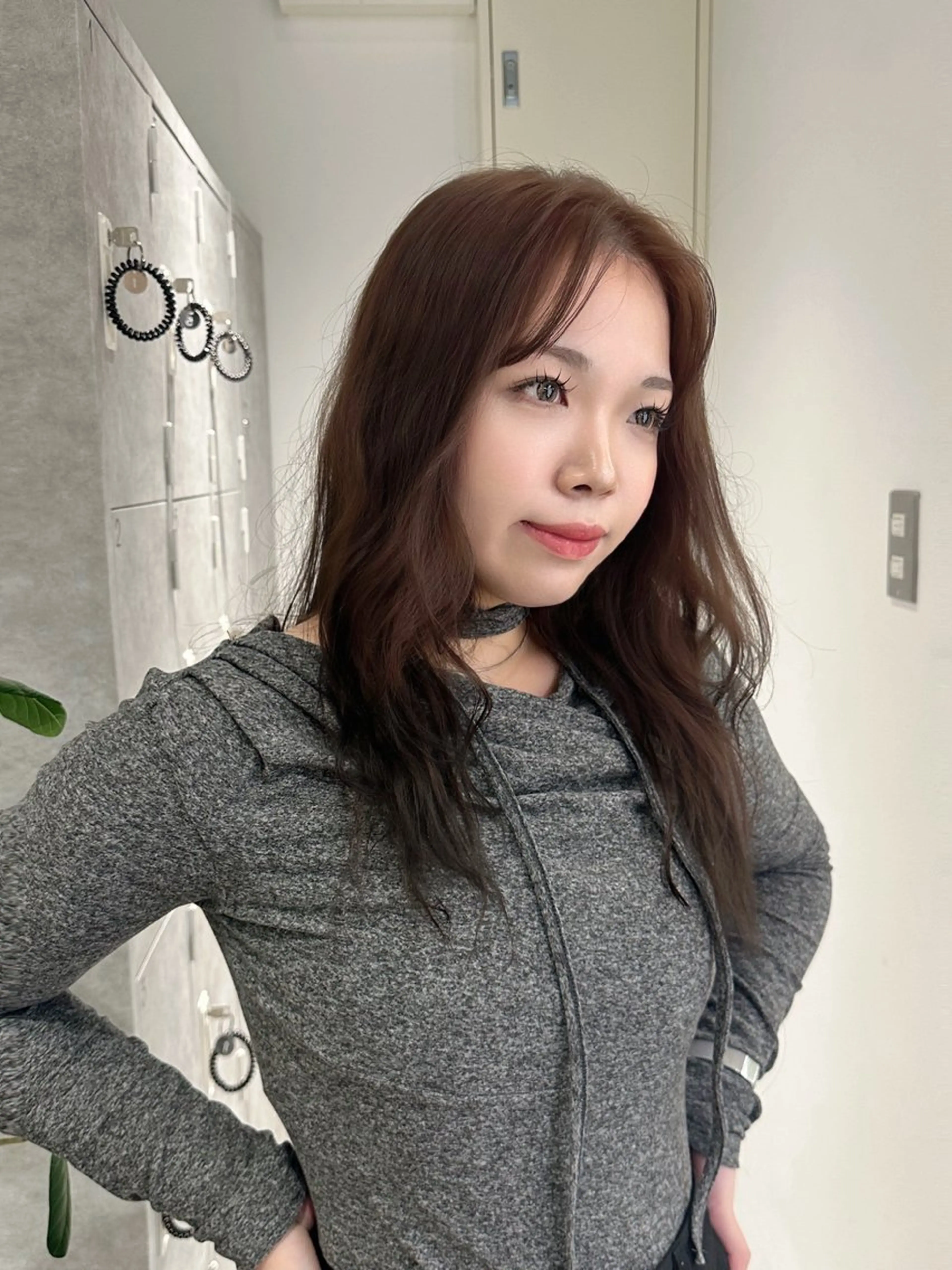 ロング ヘアカラー 韓国ヘア/レイヤー/ sara 🎀のヘアスタイル