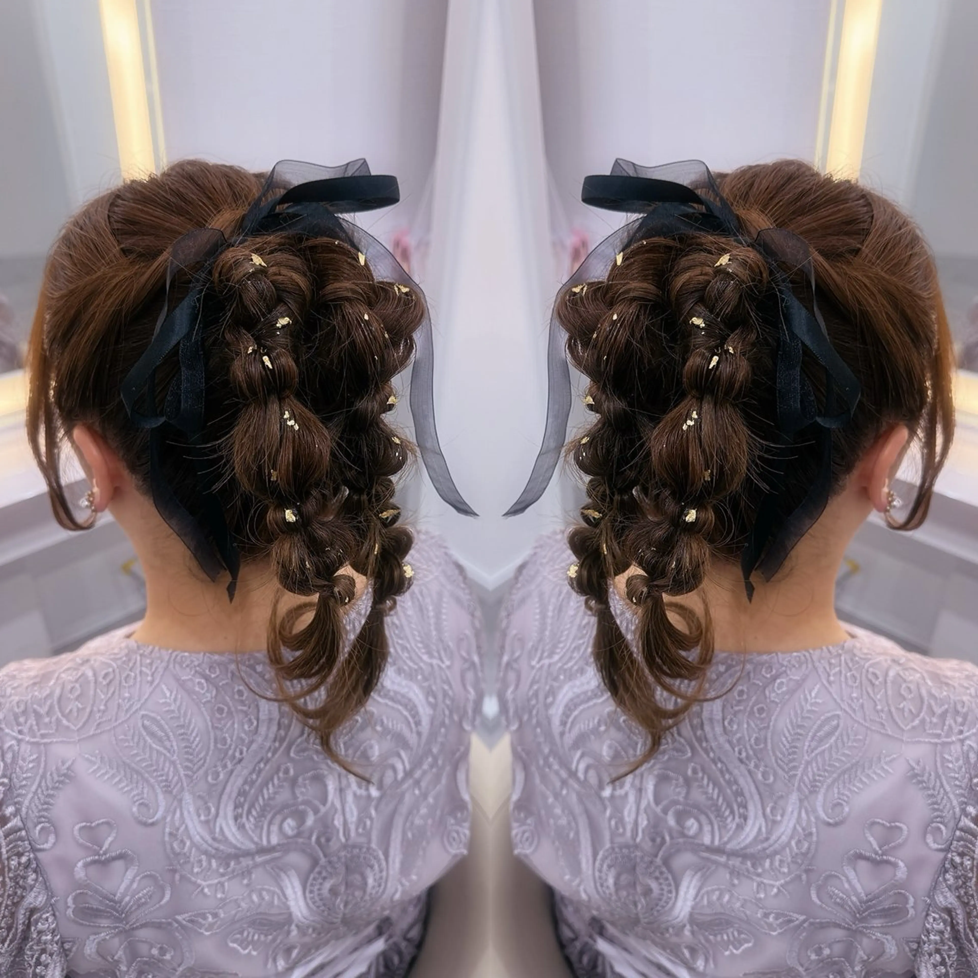 ヘアアレンジ ヘアセット 🤍AIRA🤍のヘアスタイル