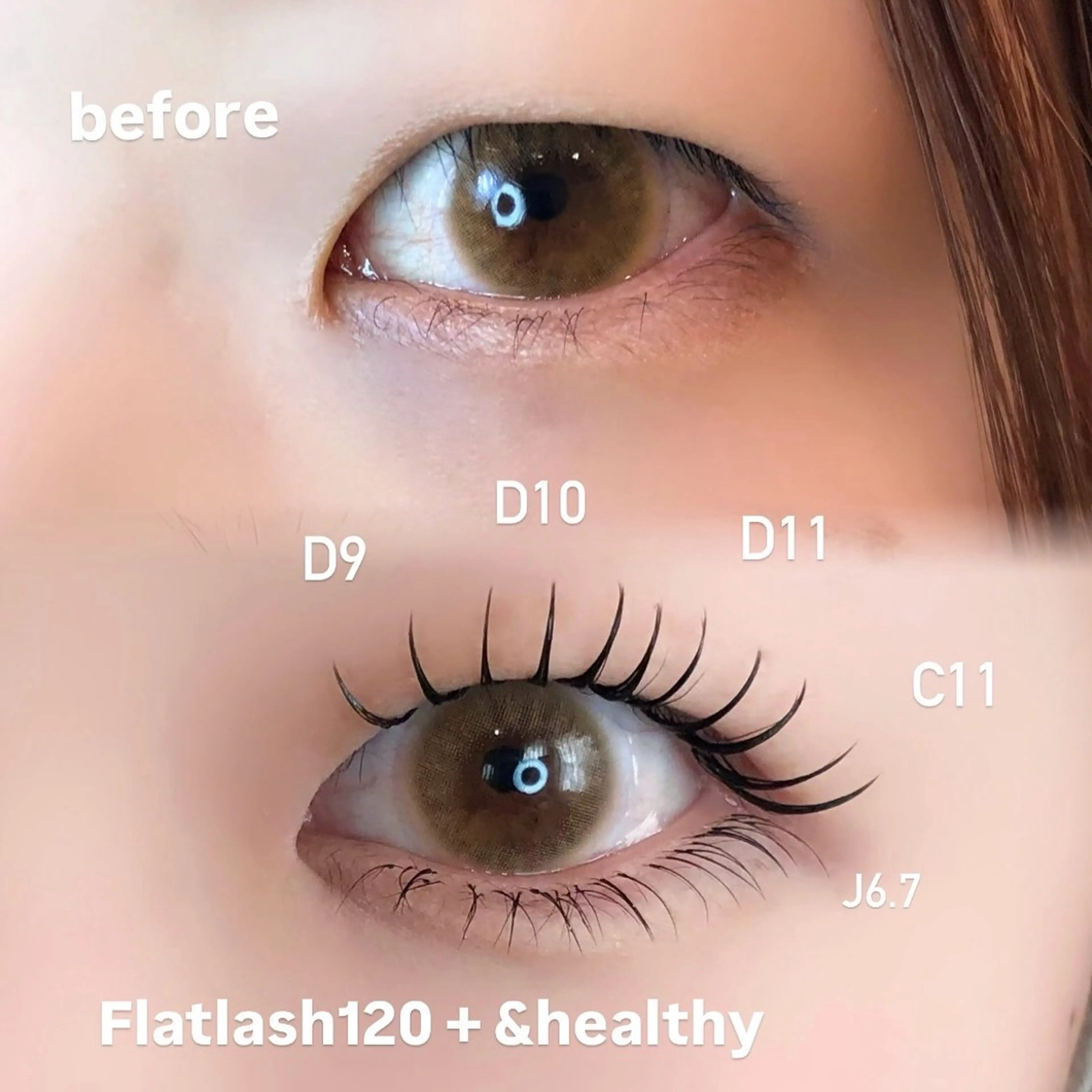 マツエク・マツパ 藤原 茜のマツエク・マツパデザイン