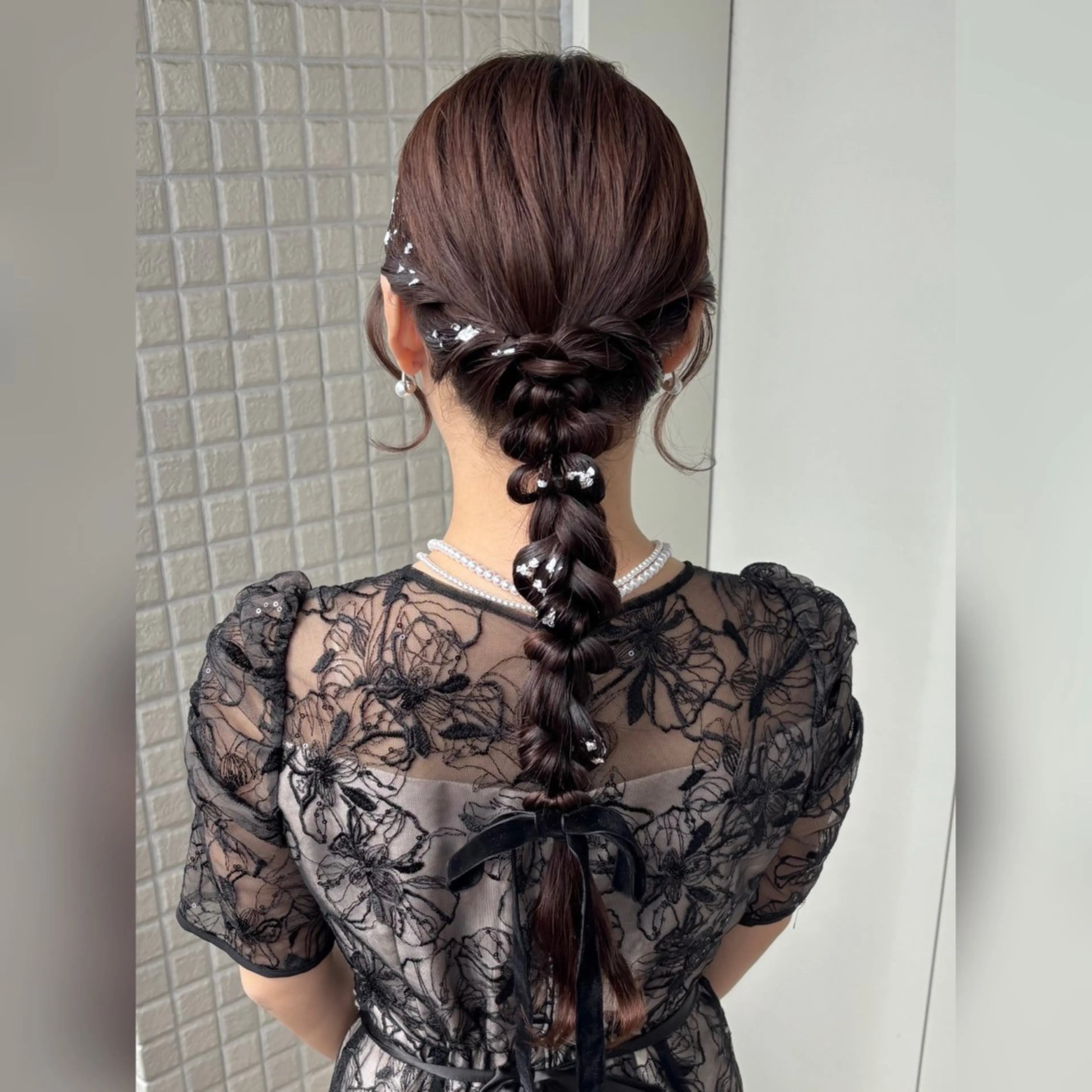 ヘアアレンジ 結婚式・ブライダル 卒業式のヘアスタイル 浴衣 韓国ヘア｜艶髪｜ ヘアアレンジ｜yuiのヘアスタイル