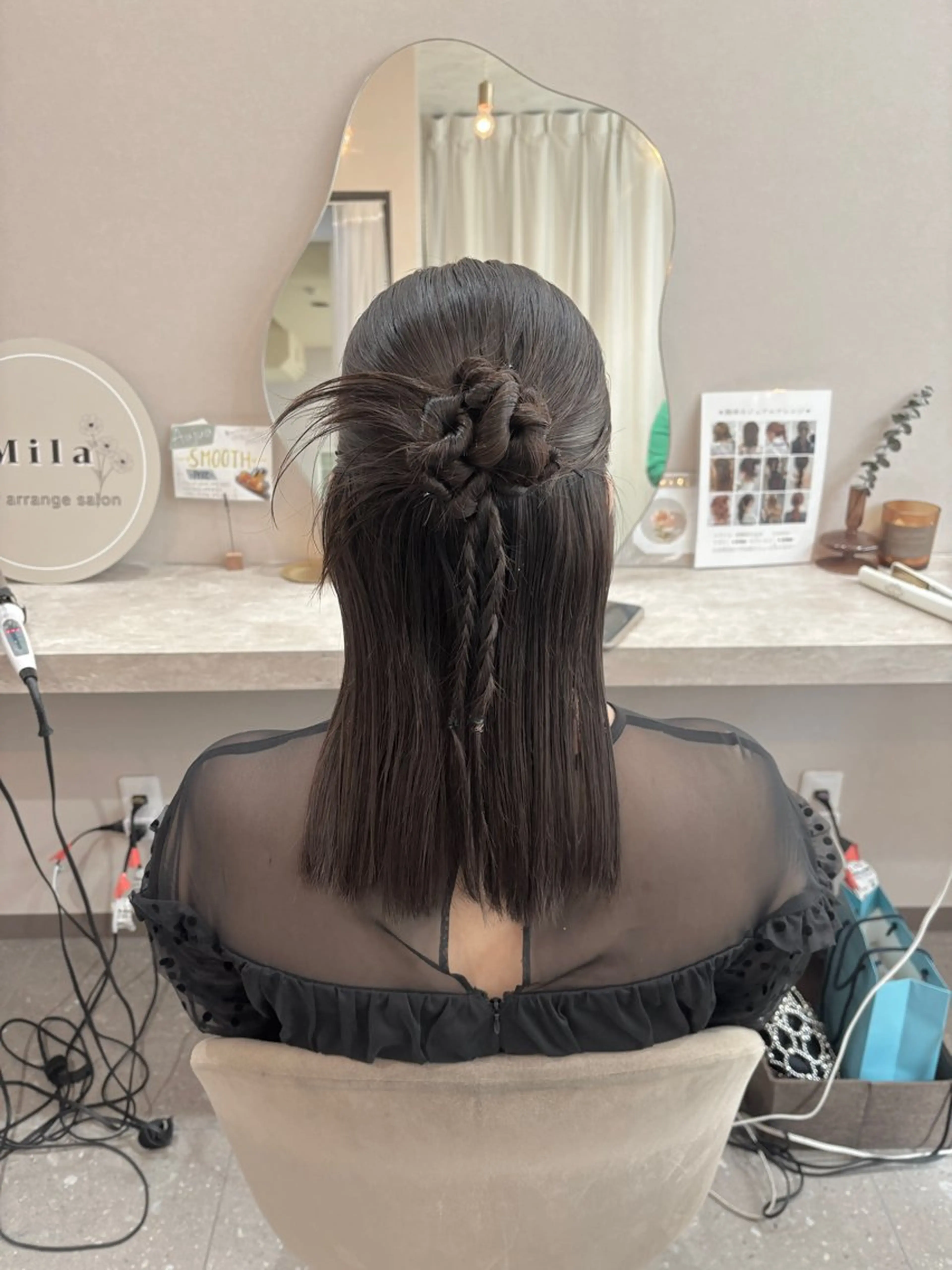 ヘアアレンジ Mila hinaのヘアスタイル