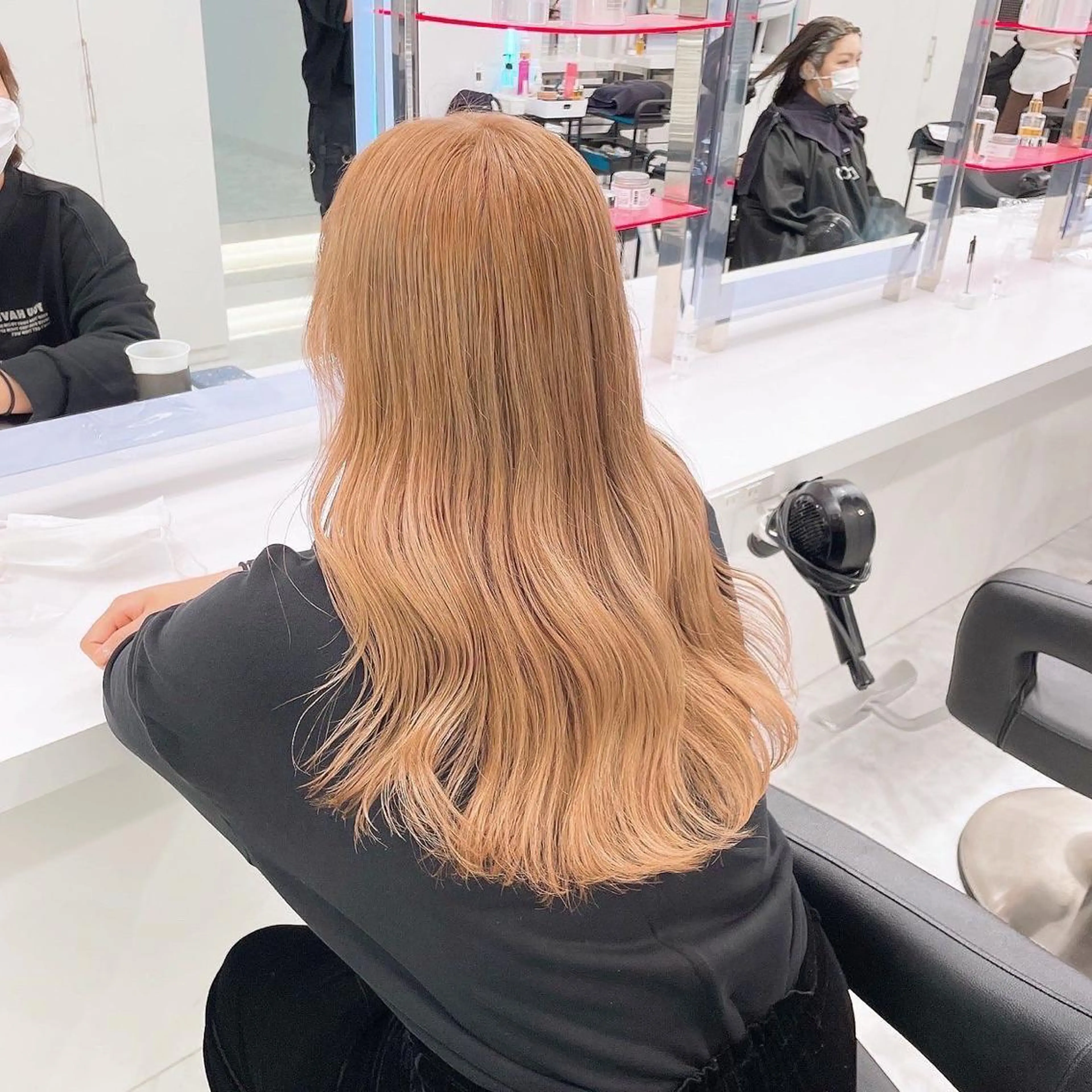 セミロング 韓国カット/ パーマ/KOTAのヘアスタイル