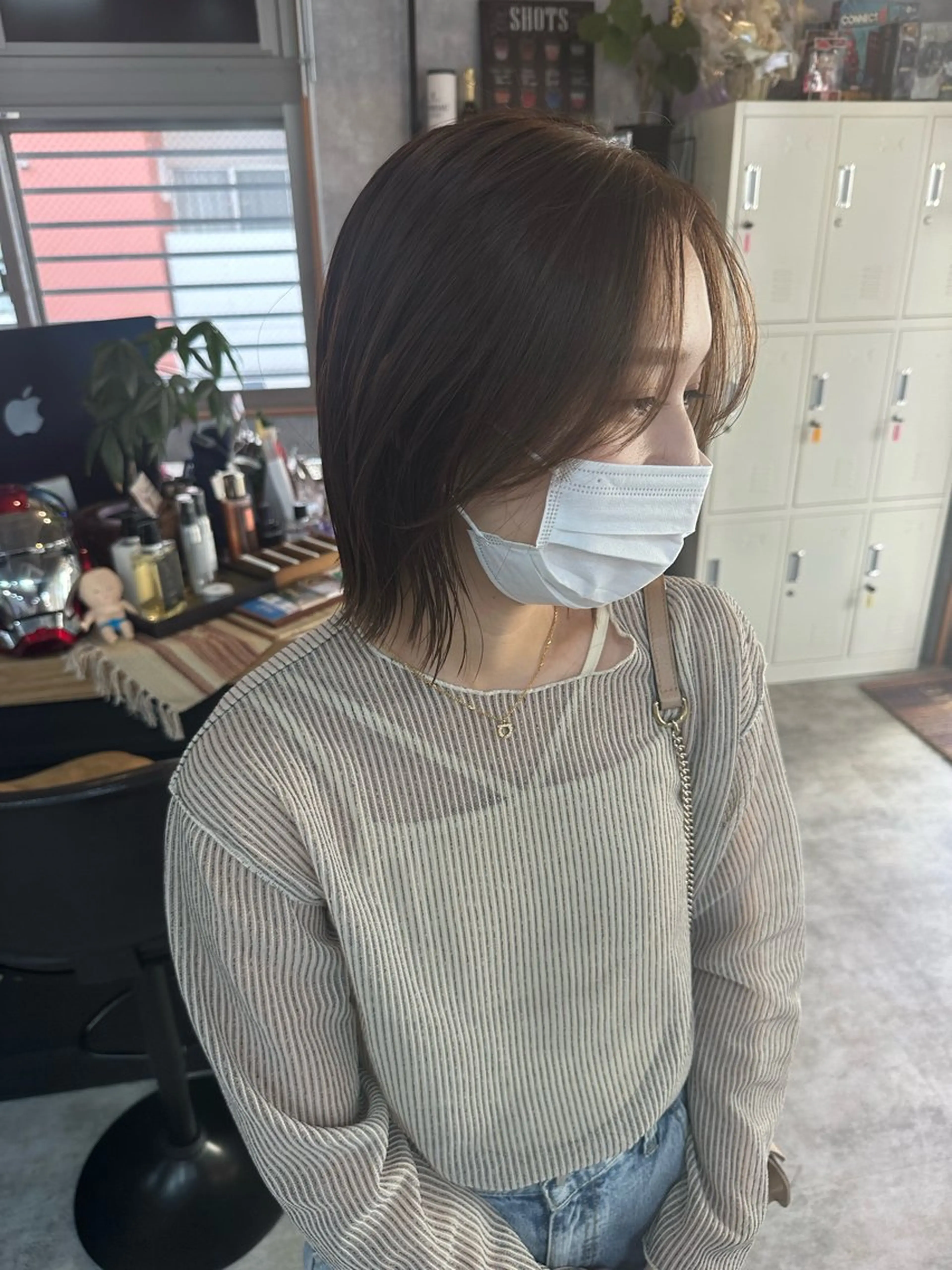 ショート 切りっぱなしボブ ショートボブ ハンサムショート 丸みショート ボブ カット ヘアカラー トリートメント モテ髪/ボブ/ショー ト/アダチフウトのヘアスタイル