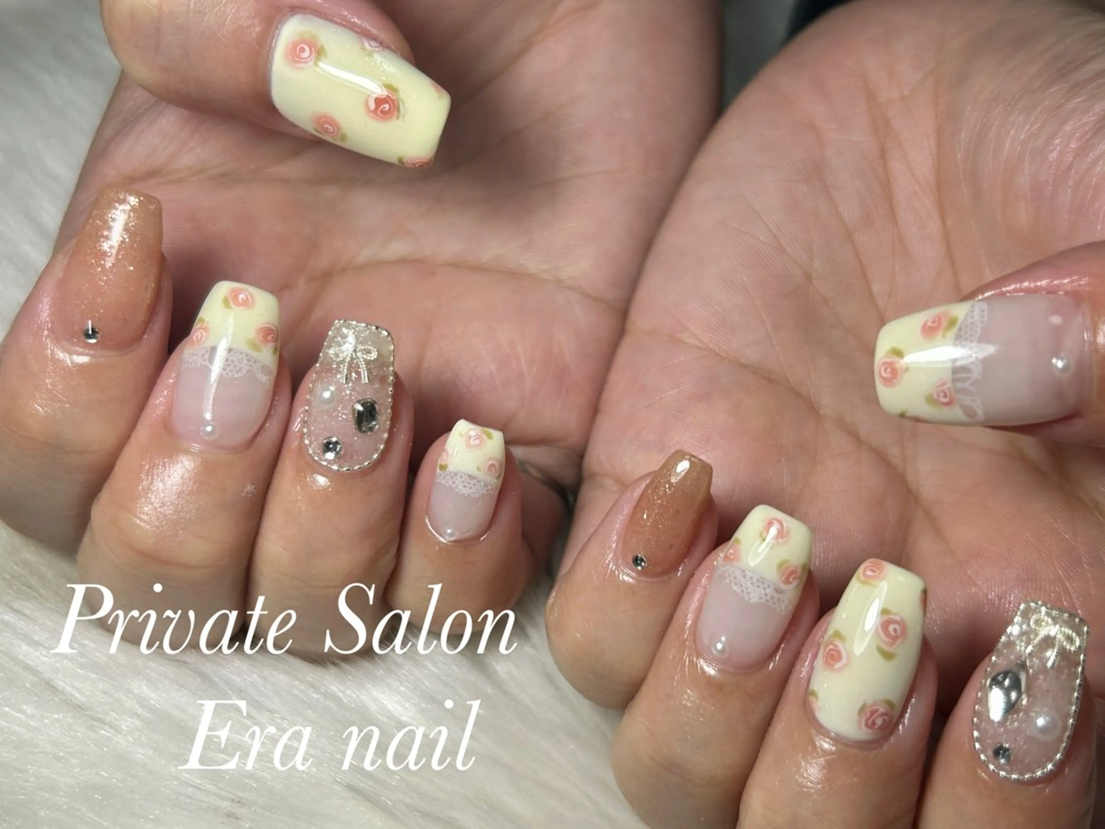 ネイル 持ち込み ハンドネイル Era nailのネイルデザイン