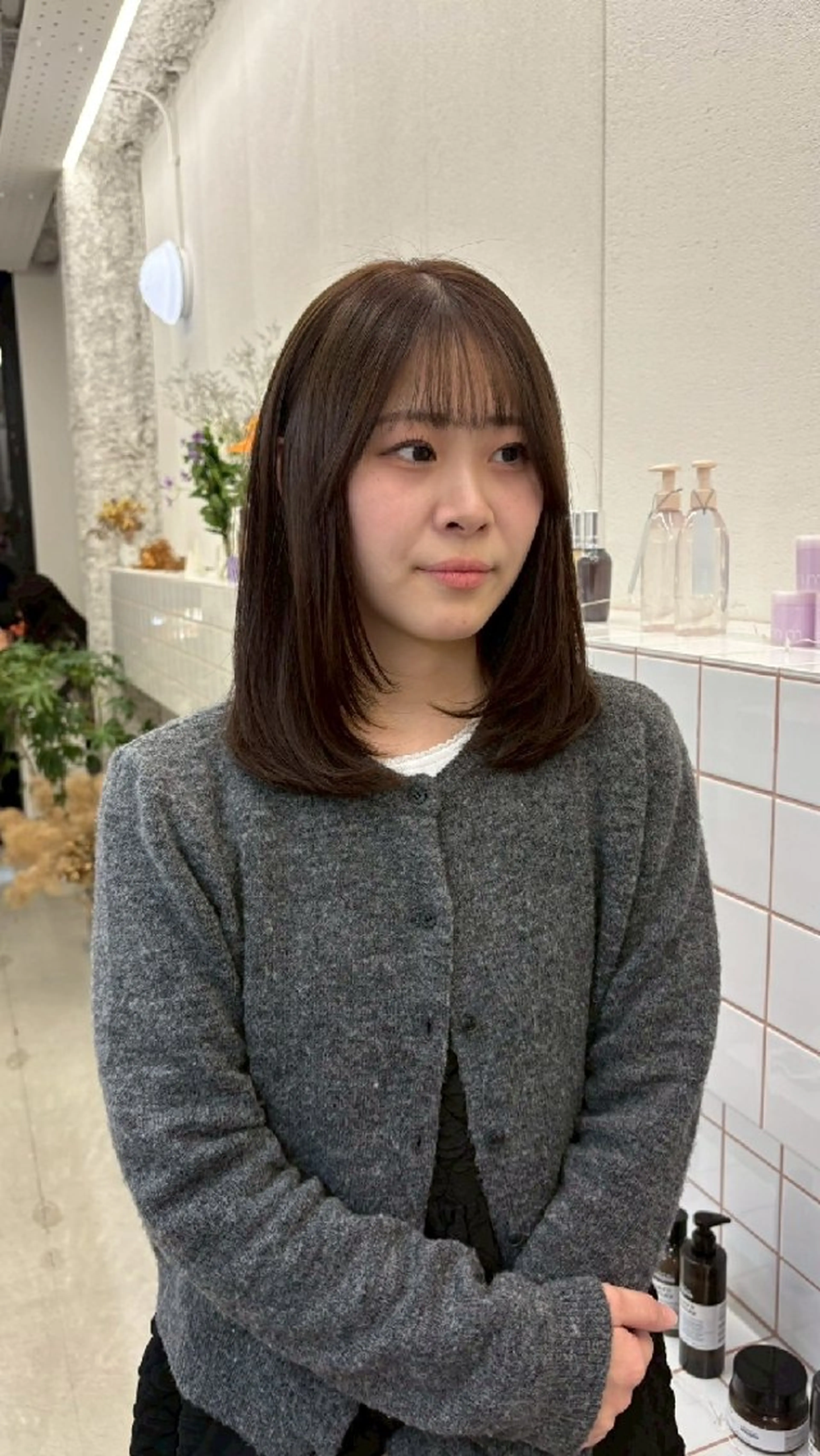 カラー 🌷花屋併設サロン 荘司まゆり🌷のヘアスタイル