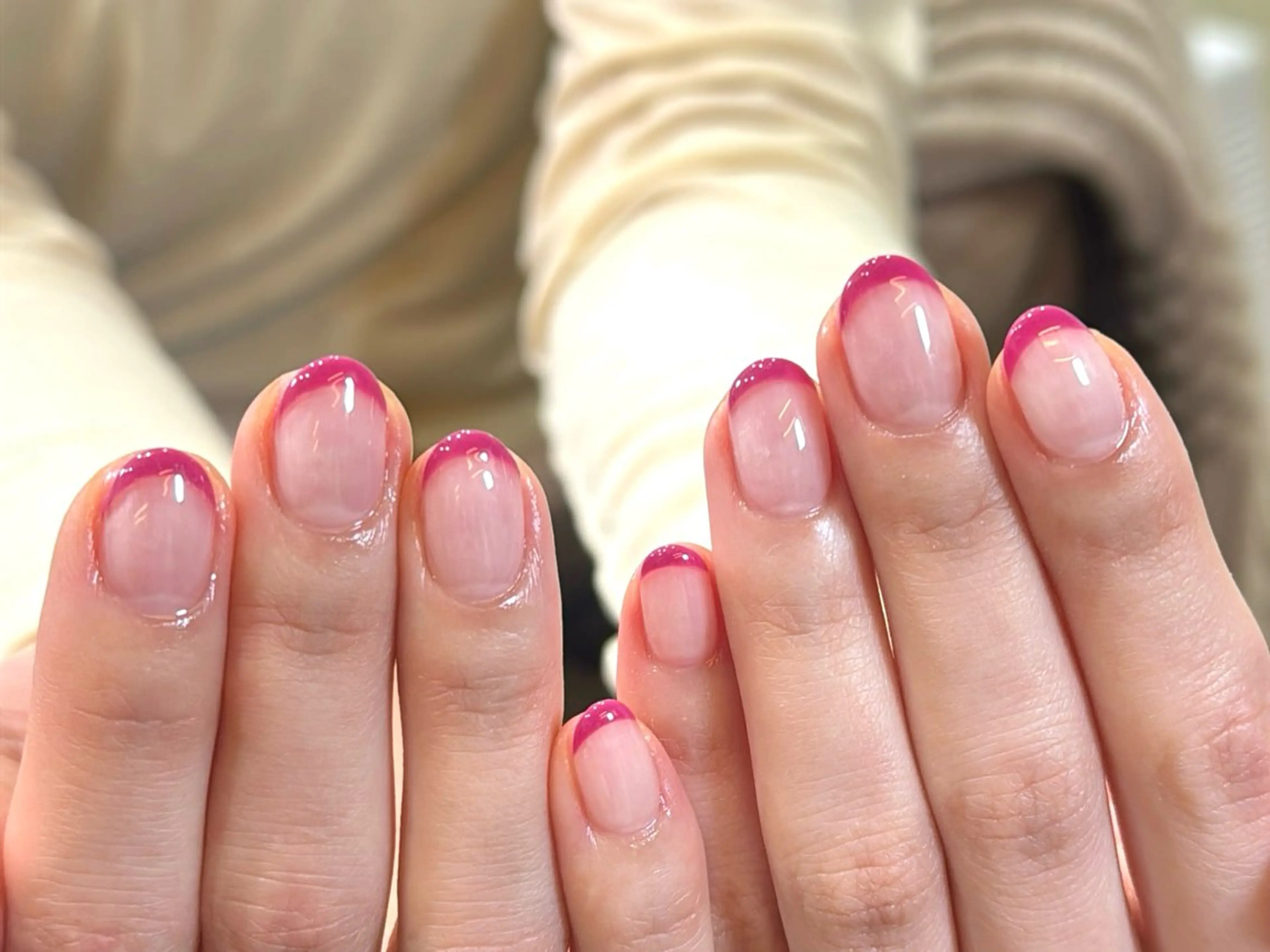 ネイル オフィスネイル シンプルネイル ハンドネイル 清水 夏澪のネイルデザイン