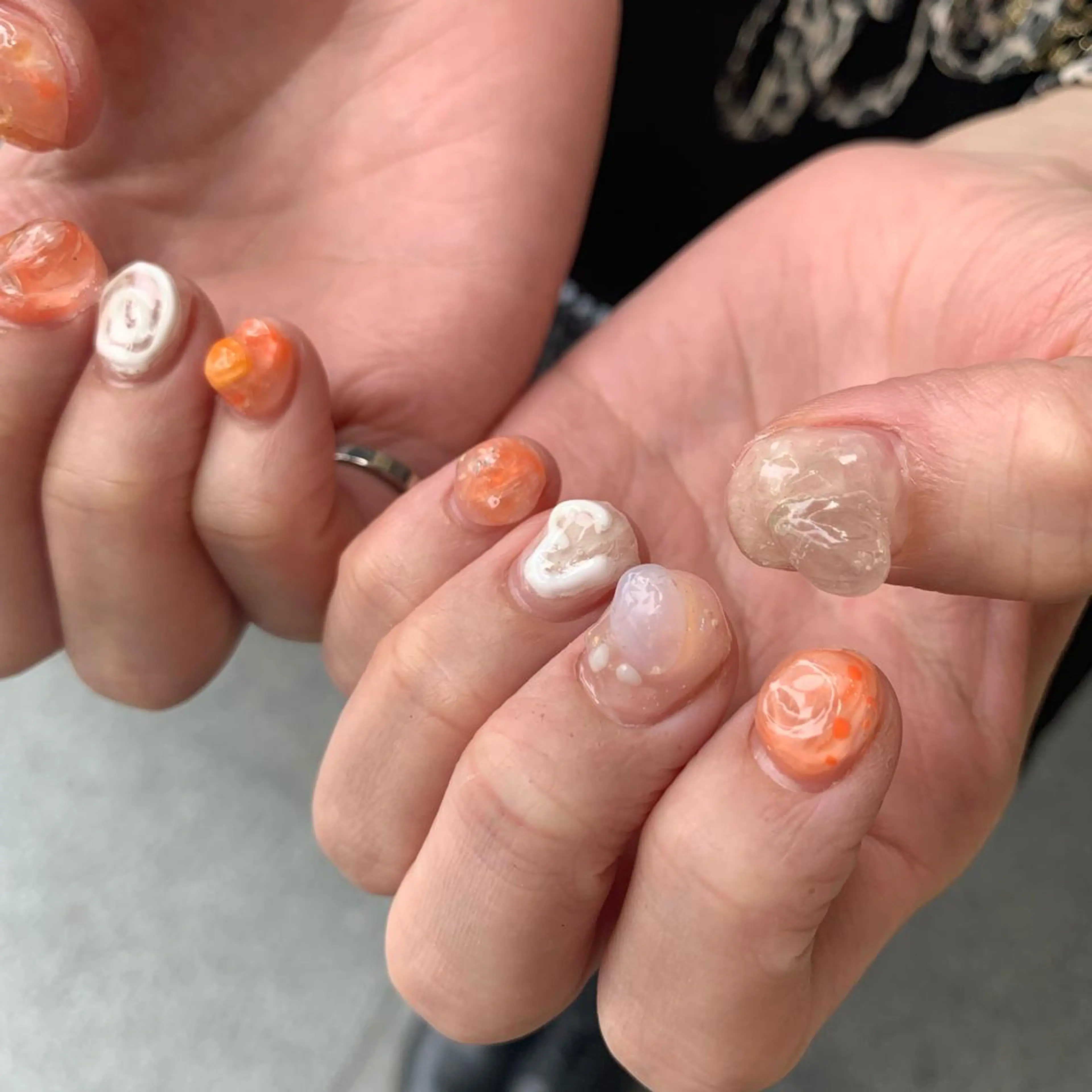 ネイル AMI ウルフパーマ/メンズのヘアスタイル