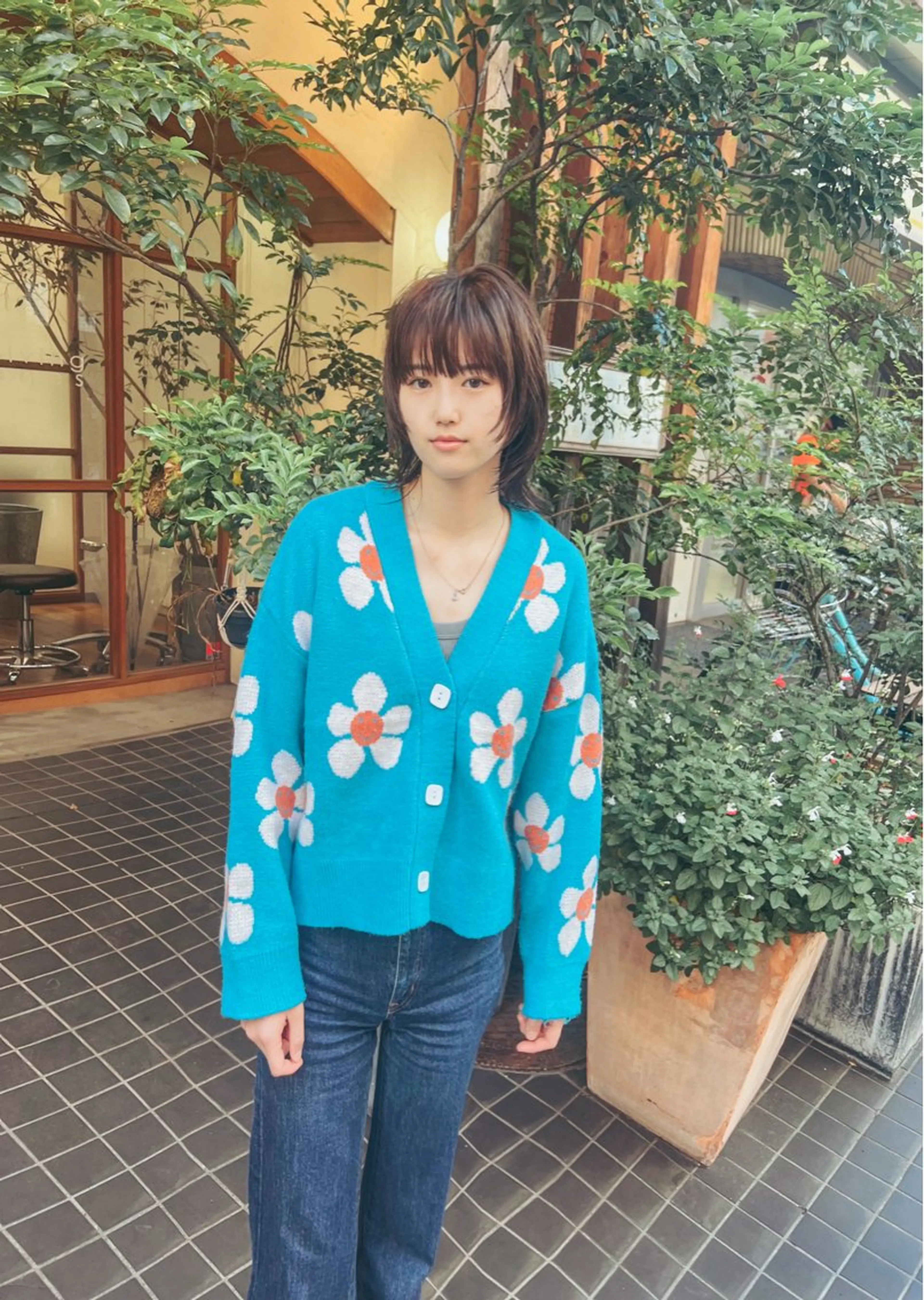 ミディアム カット つくばUtooe's 副店長　寺沢颯のヘアスタイル