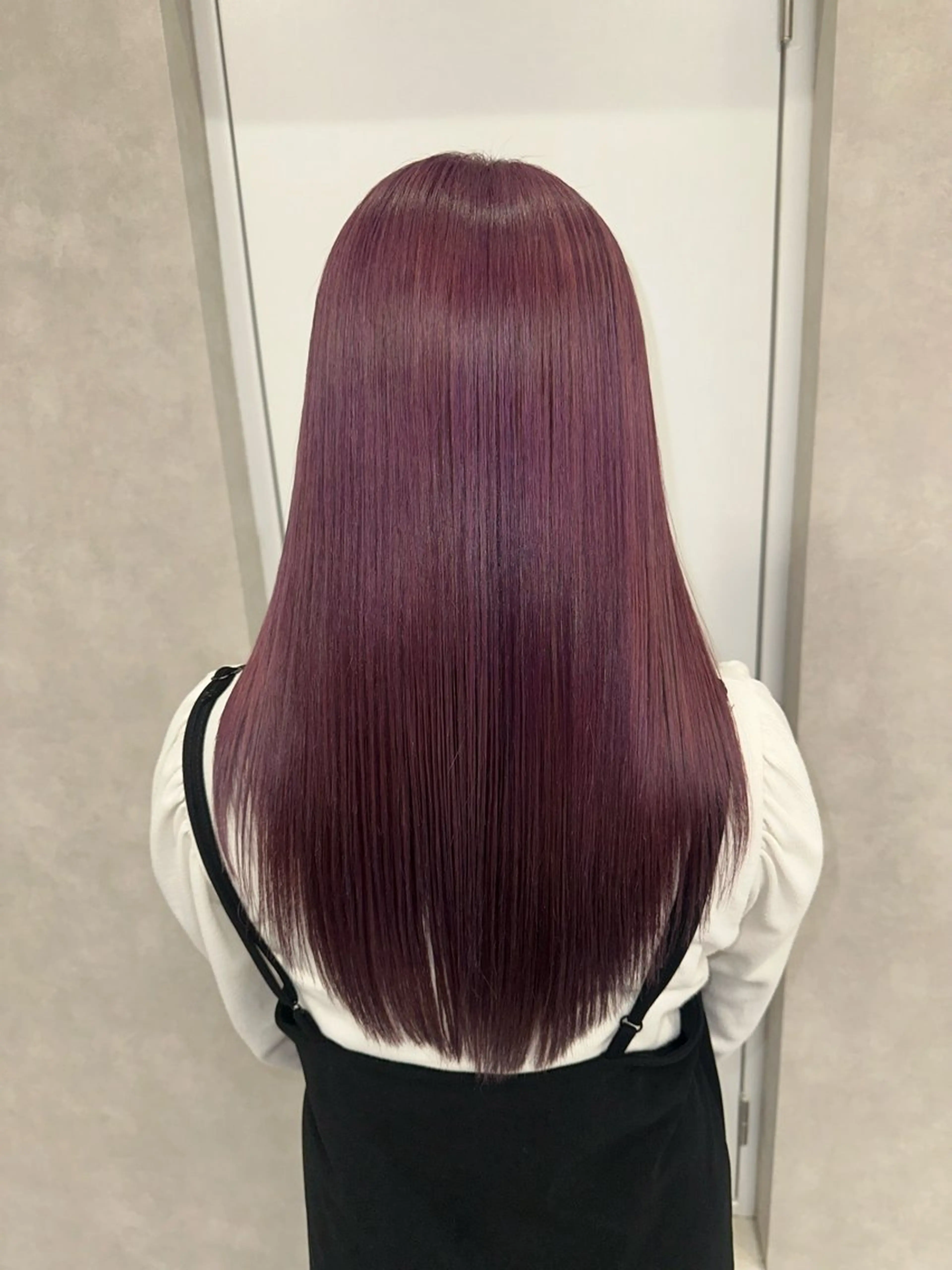 ロング カラー ヘアカラー トリートメント 髪質改善/縮毛矯正 /ブリーチ矯正/岡部のヘアスタイル