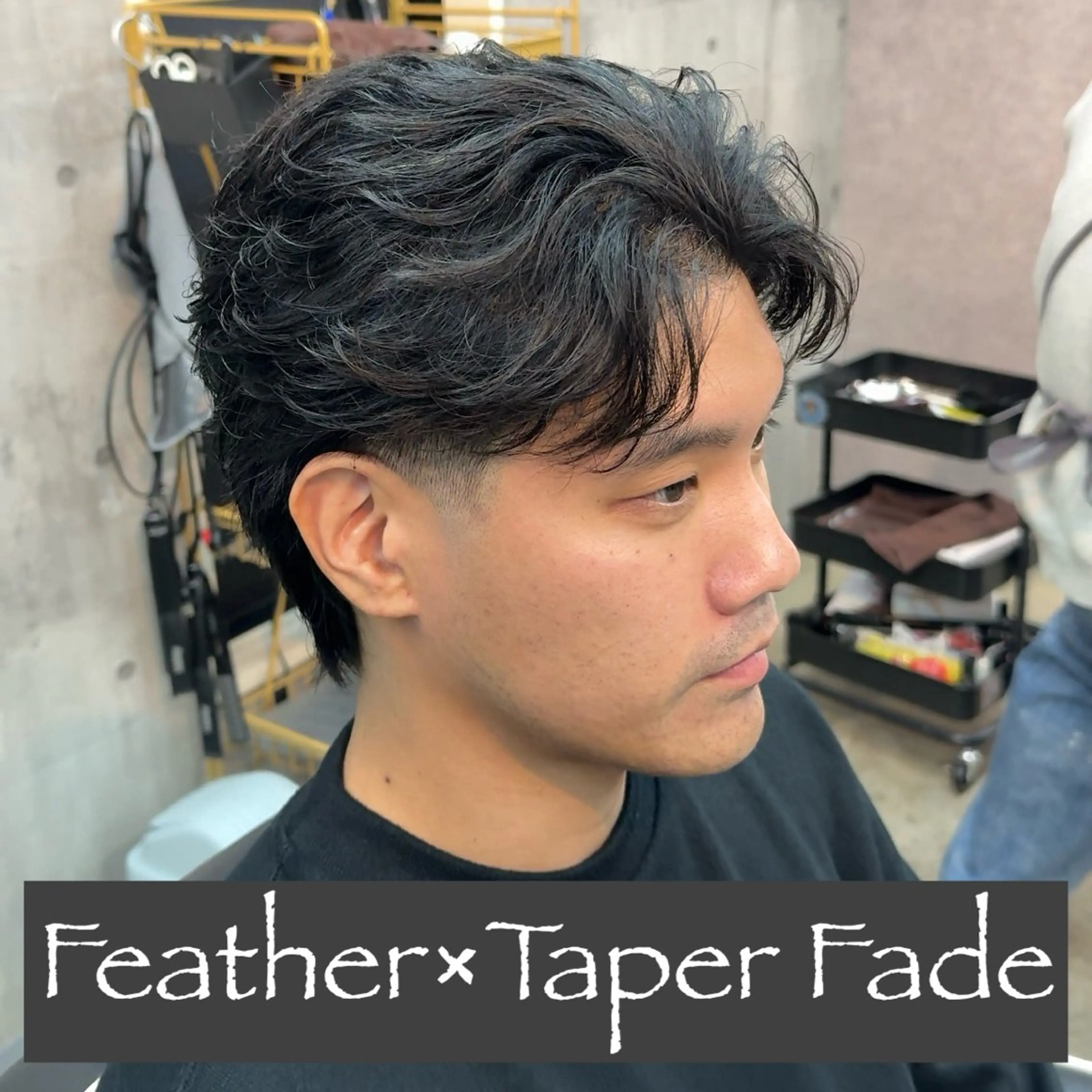 ショート パーマ ヘアアレンジ メンズ MENIN メンズ サロン　望月　涼太のヘアスタイル