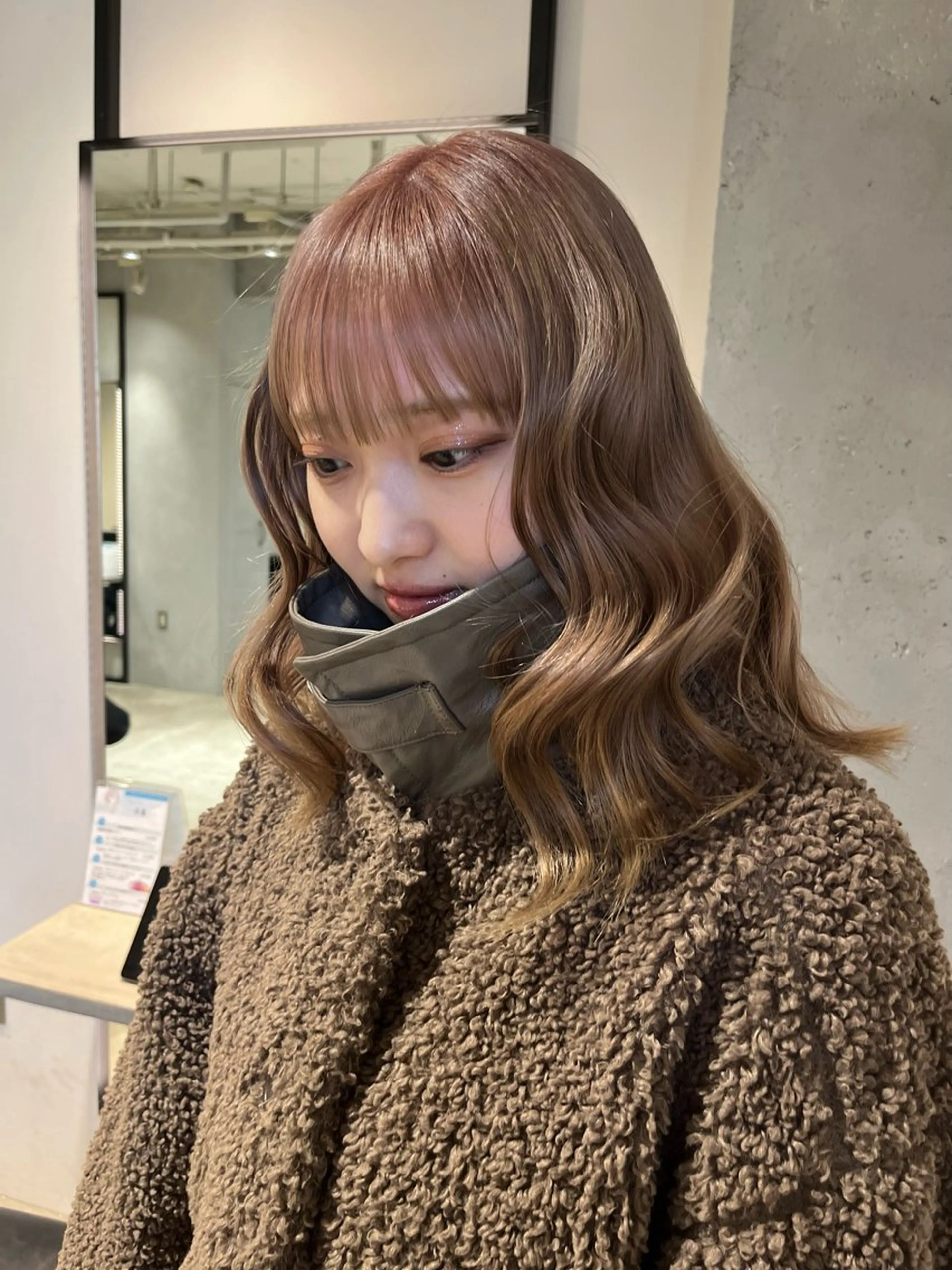 セミロング カラー ヘアカラー トリートメント Juna✂️ レイヤー / ボブのヘアスタイル
