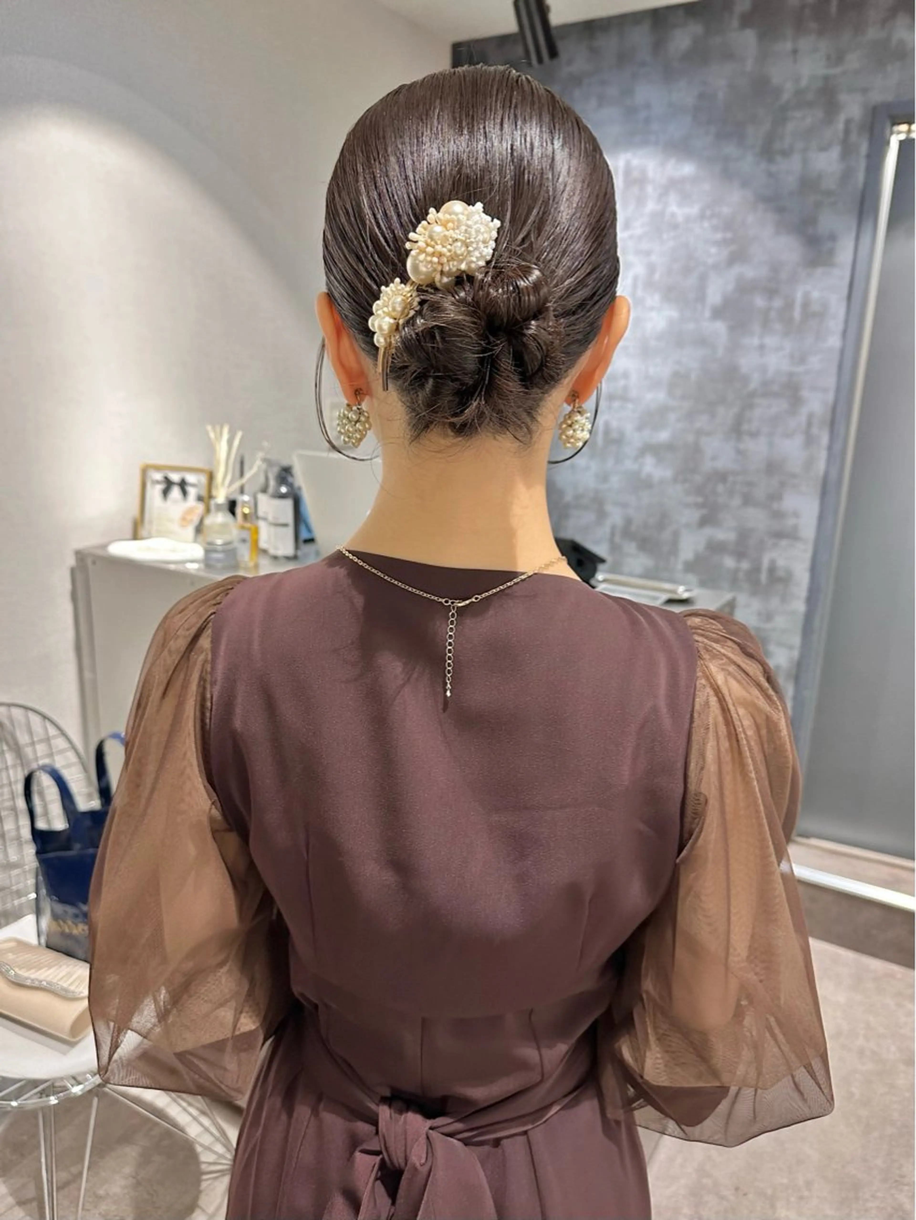 ミディアム ヘアアレンジ ヘアセット レイヤーカット🪄 耳ツボ🎀Ayumiのヘアスタイル