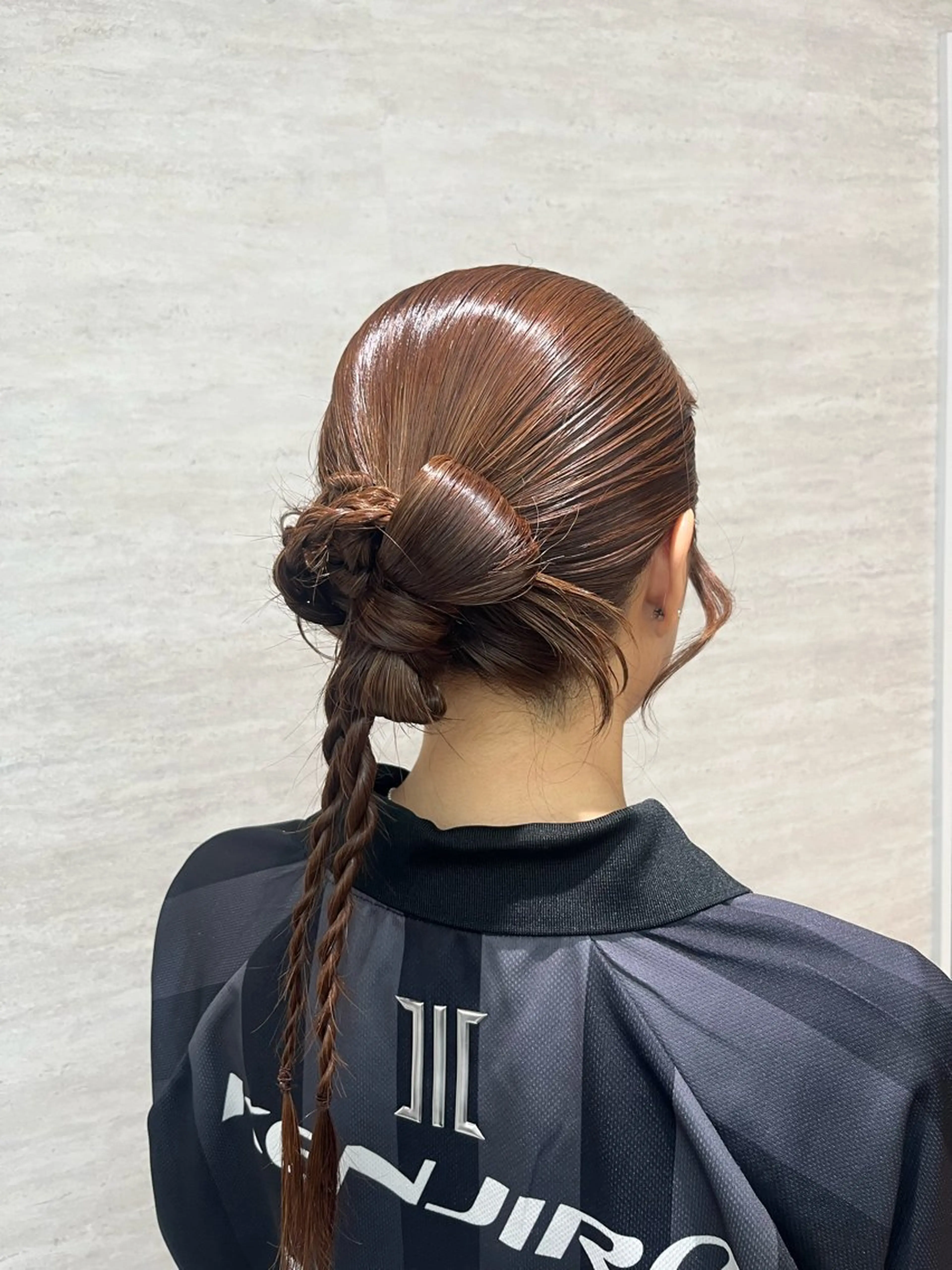 ロング ヘアセット 艶感ハイトーン/ 池袋/mei🩶のヘアスタイル