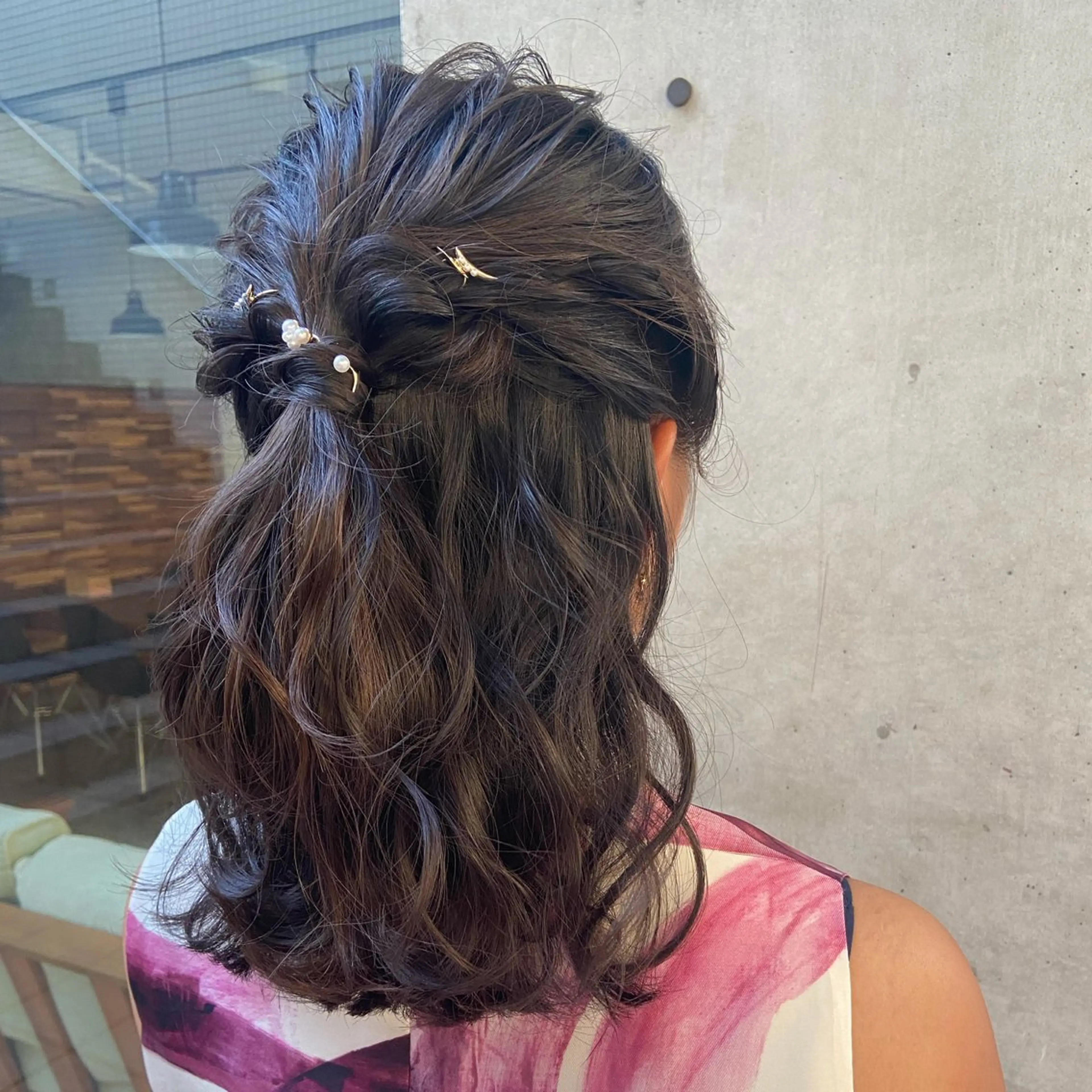 セミロング 綾/ベージュカラー /パーマ🩰のヘアスタイル