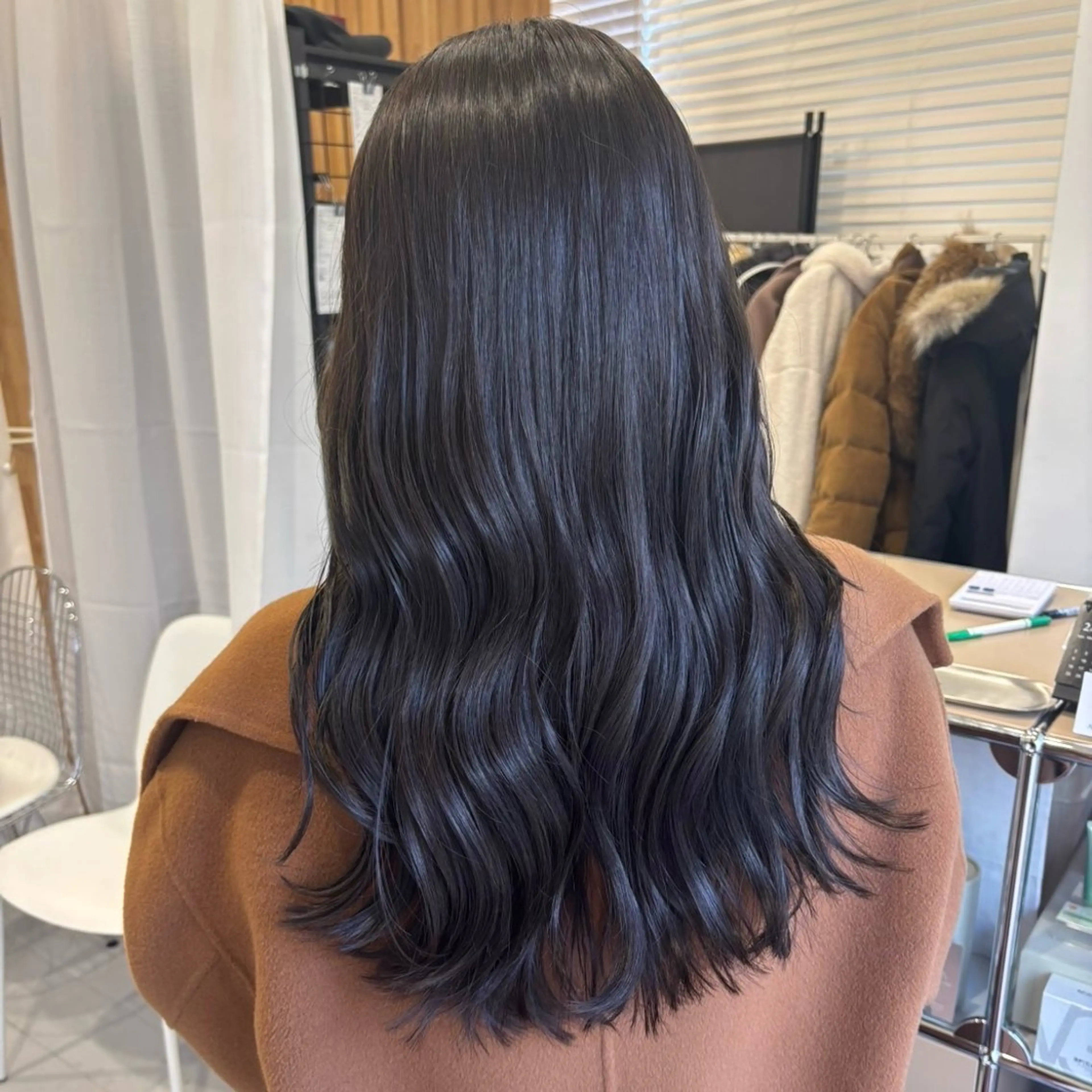 ロング カラー clan .のヘアスタイル