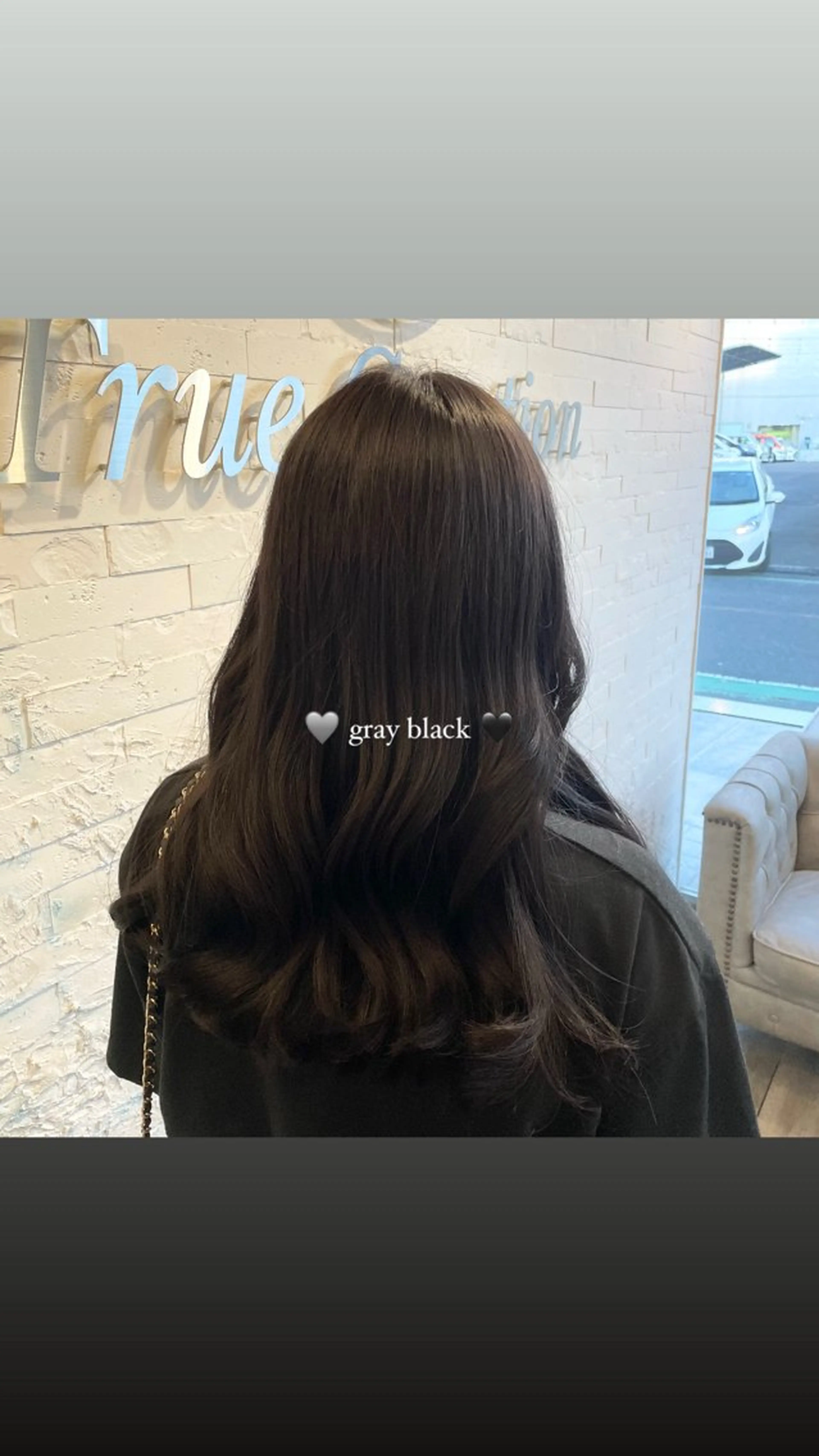 ロング カット ヘアカラー トリートメント レイヤー🩵オリーブ /透明感/Miuのヘアスタイル