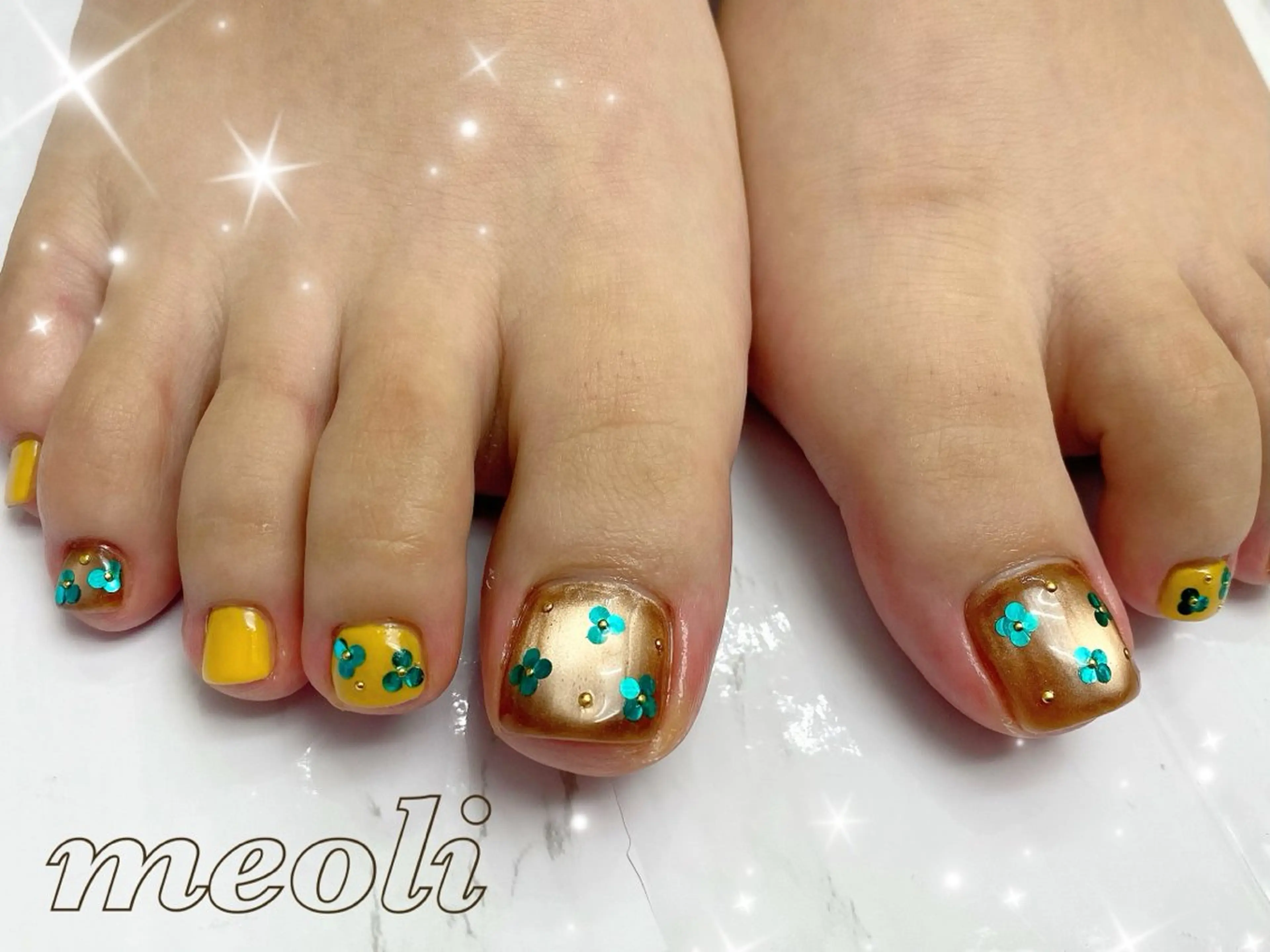 ネイル フットネイル nail salon meoli メグのネイルデザイン
