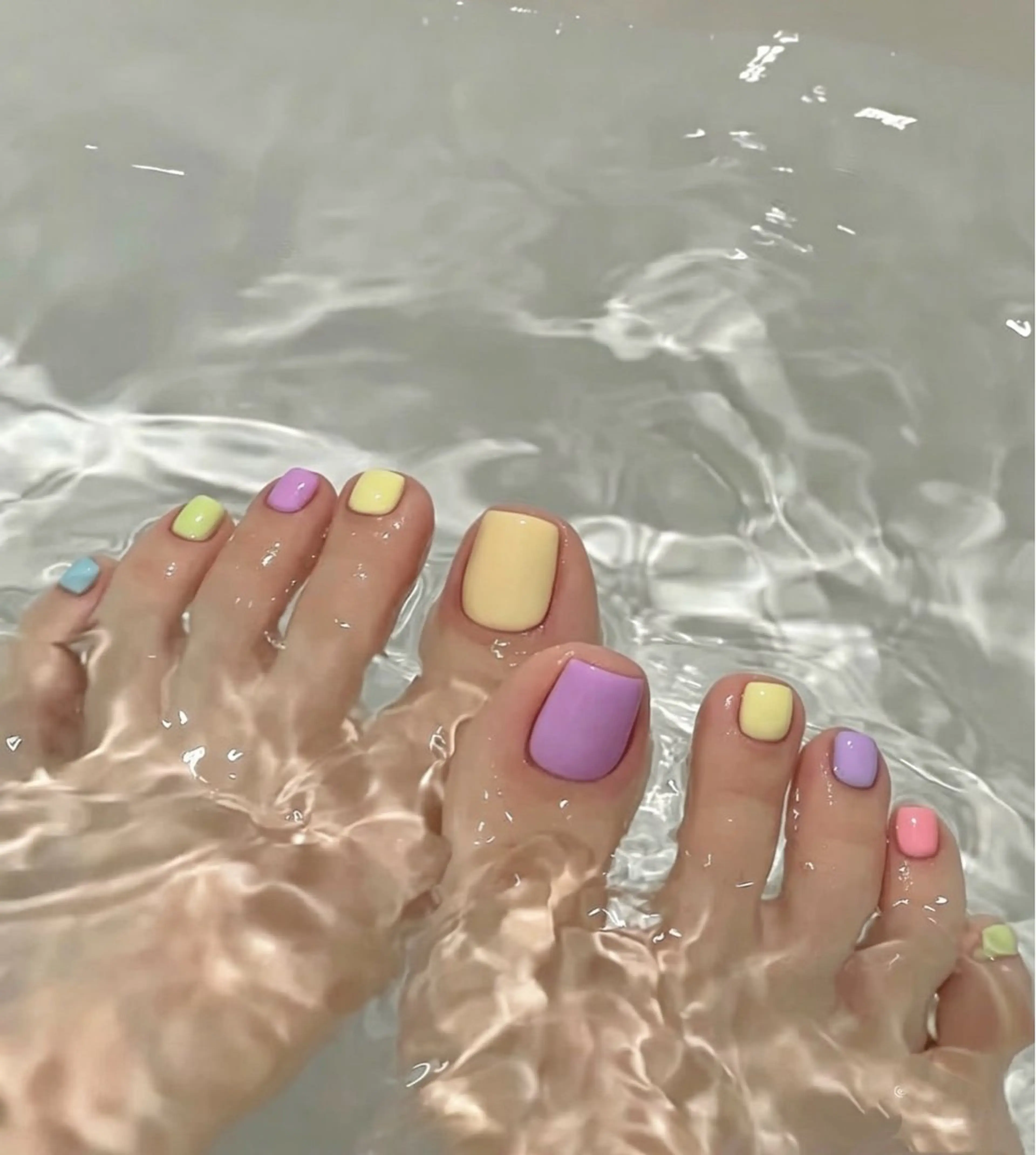 ネイル フットネイル 長さだし専門店 M2　rikaのネイルデザイン