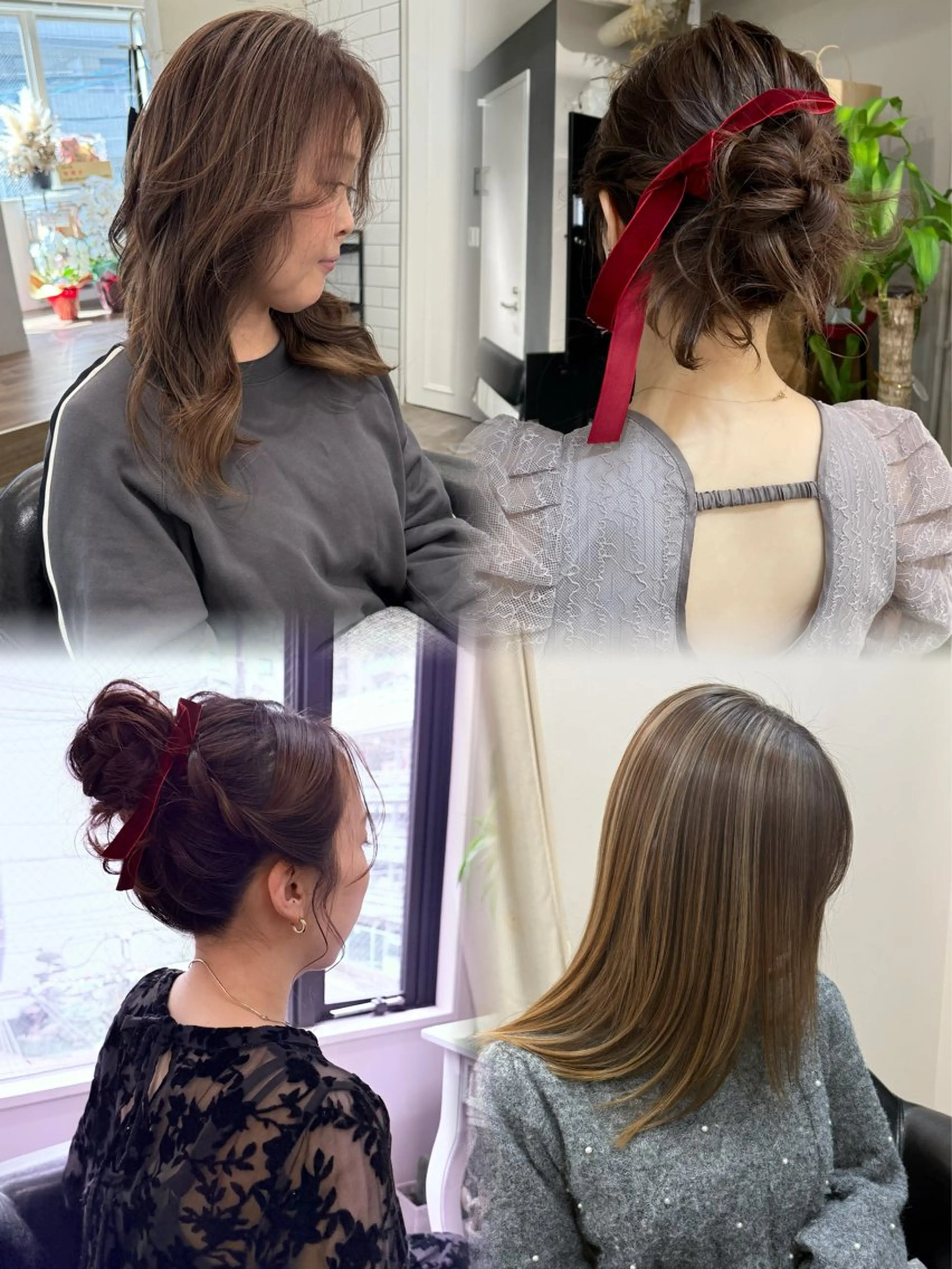 ショート バレイヤージュモデル 募集👒ヨンスクのヘアスタイル
