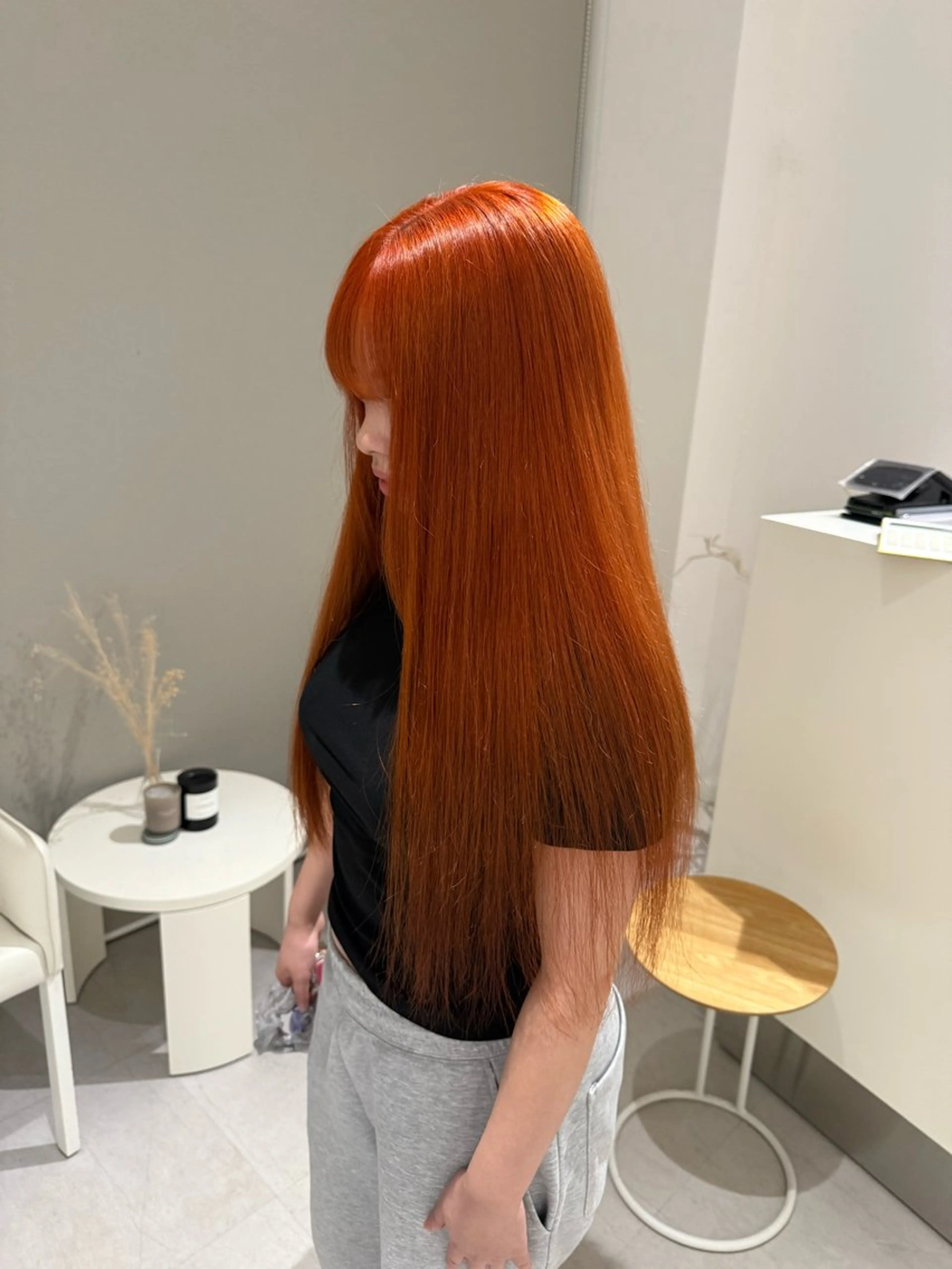 ロング カラー ヘアカラー ショート/レイヤー 高野菜瑠のヘアスタイル