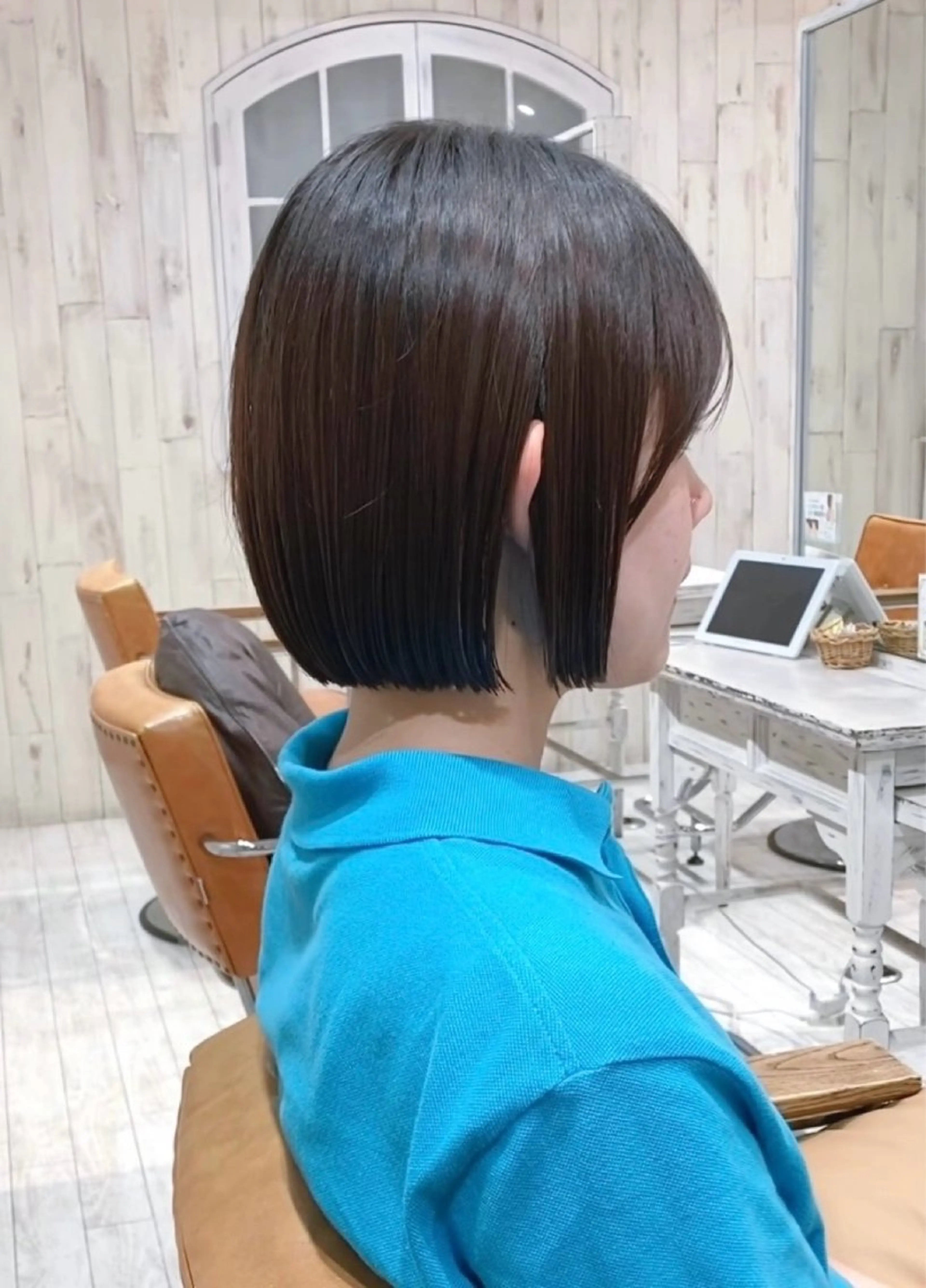 ショート ボブ ショートヘア レイヤー/メンズ 竹田凪儀のヘアスタイル