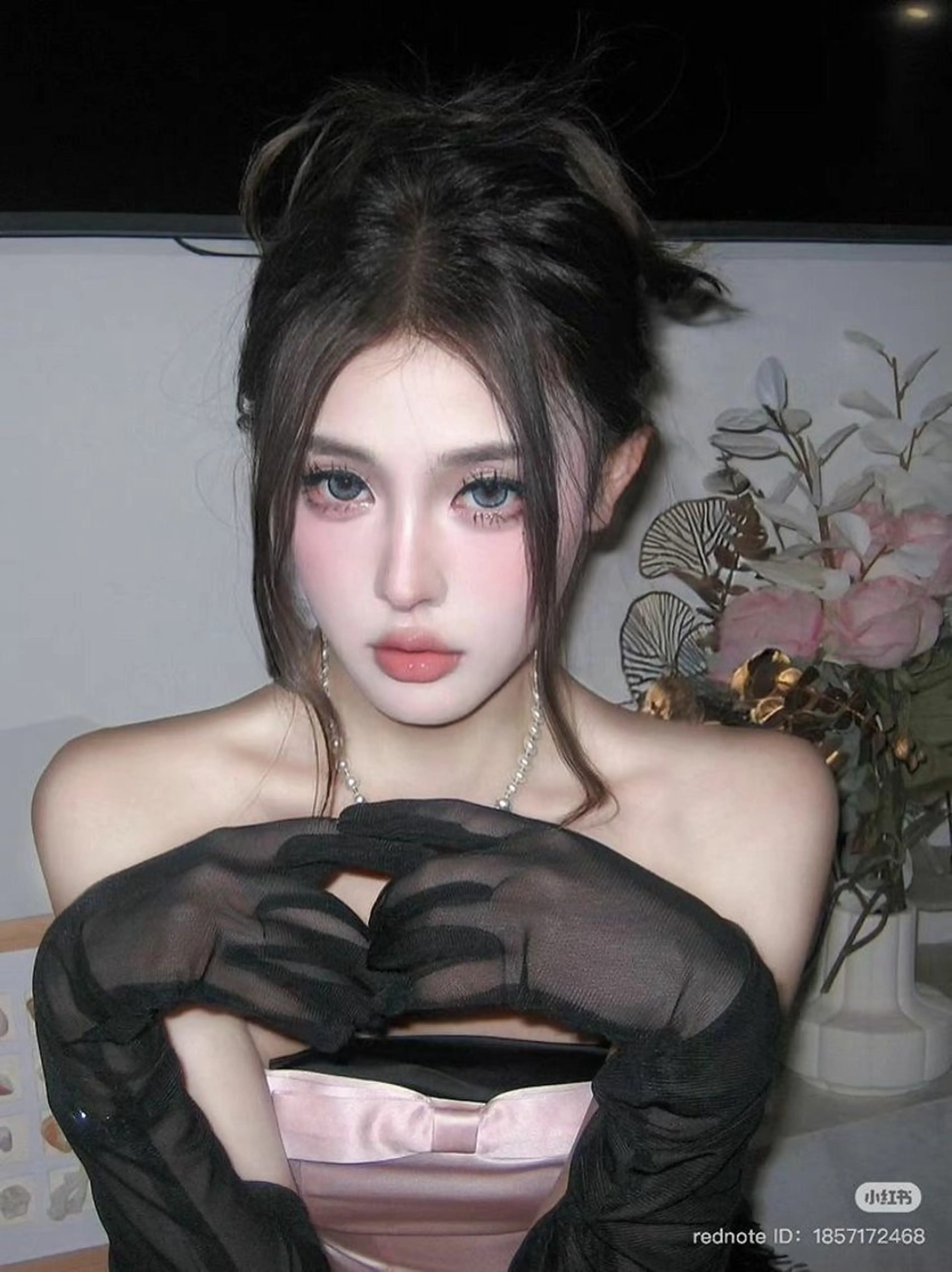 ロング カット ヘアカラー トリートメント 原宿／ワンホンヘア SAAYA🖤のヘアスタイル