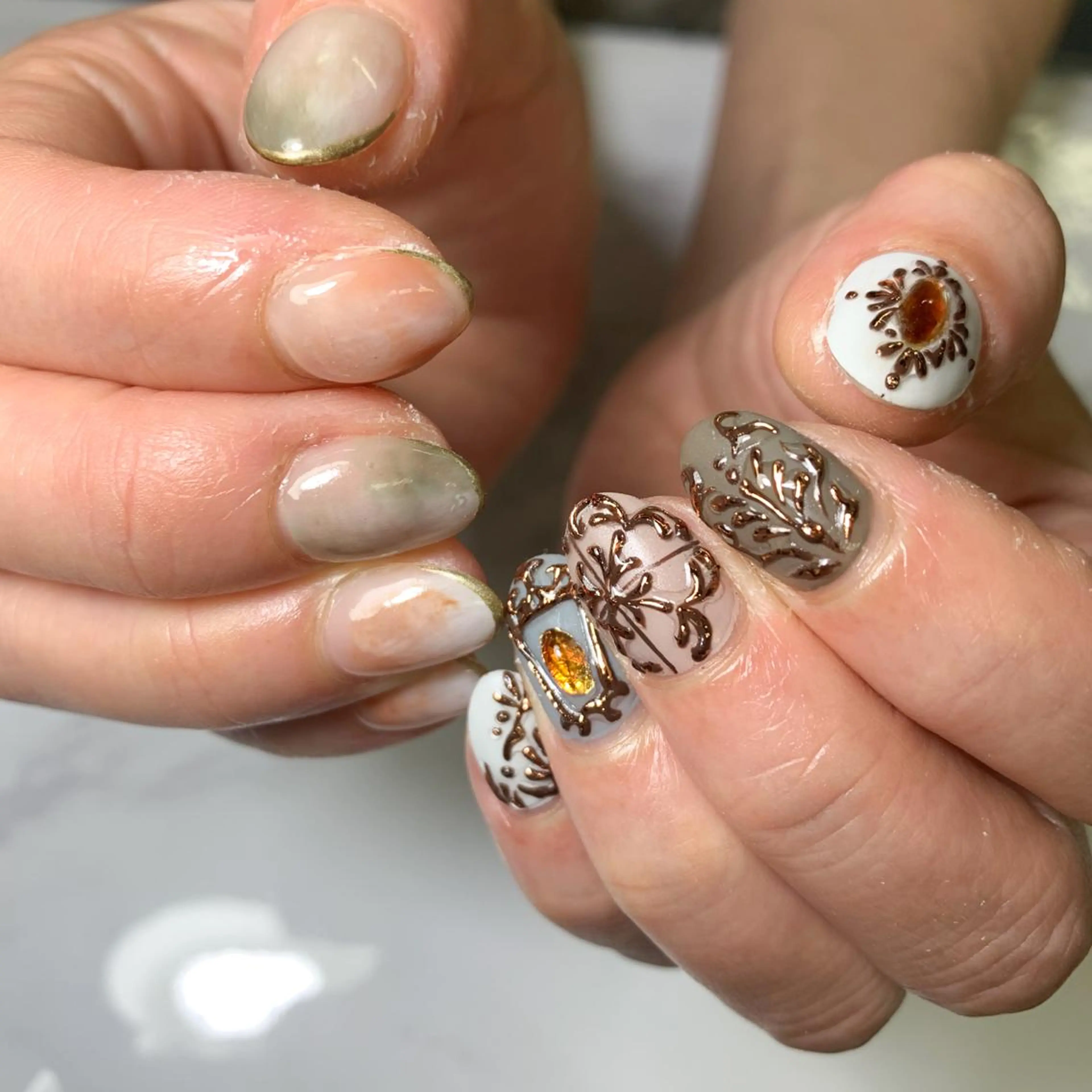 ネイル ハンドネイル FIORITURA aiのネイルデザイン