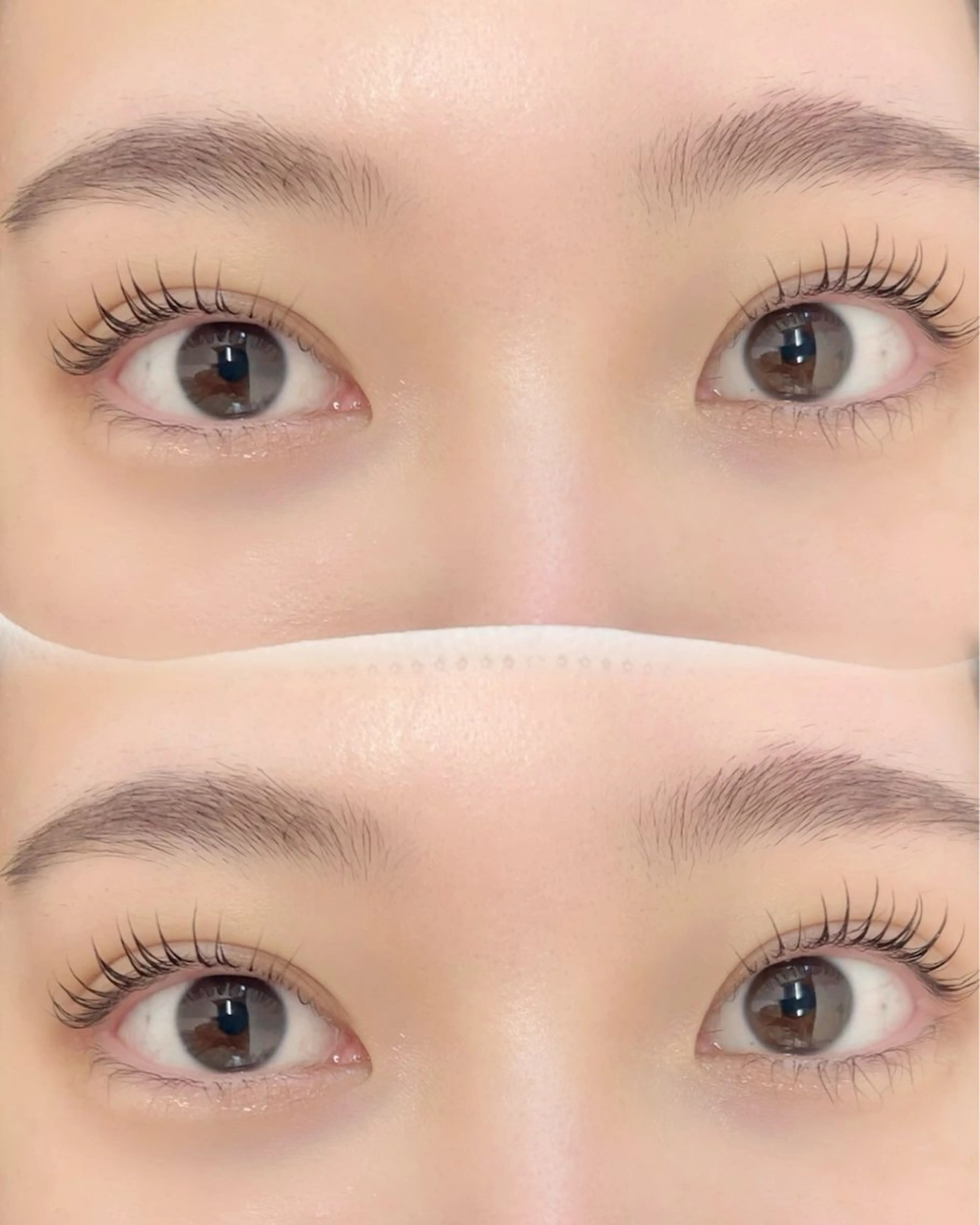 マツエク・マツパ Cカール キュート 一重×まつ毛パーマ rukuku🌼Ui まつパ/眉毛Waxのマツエク・マツパデザイン