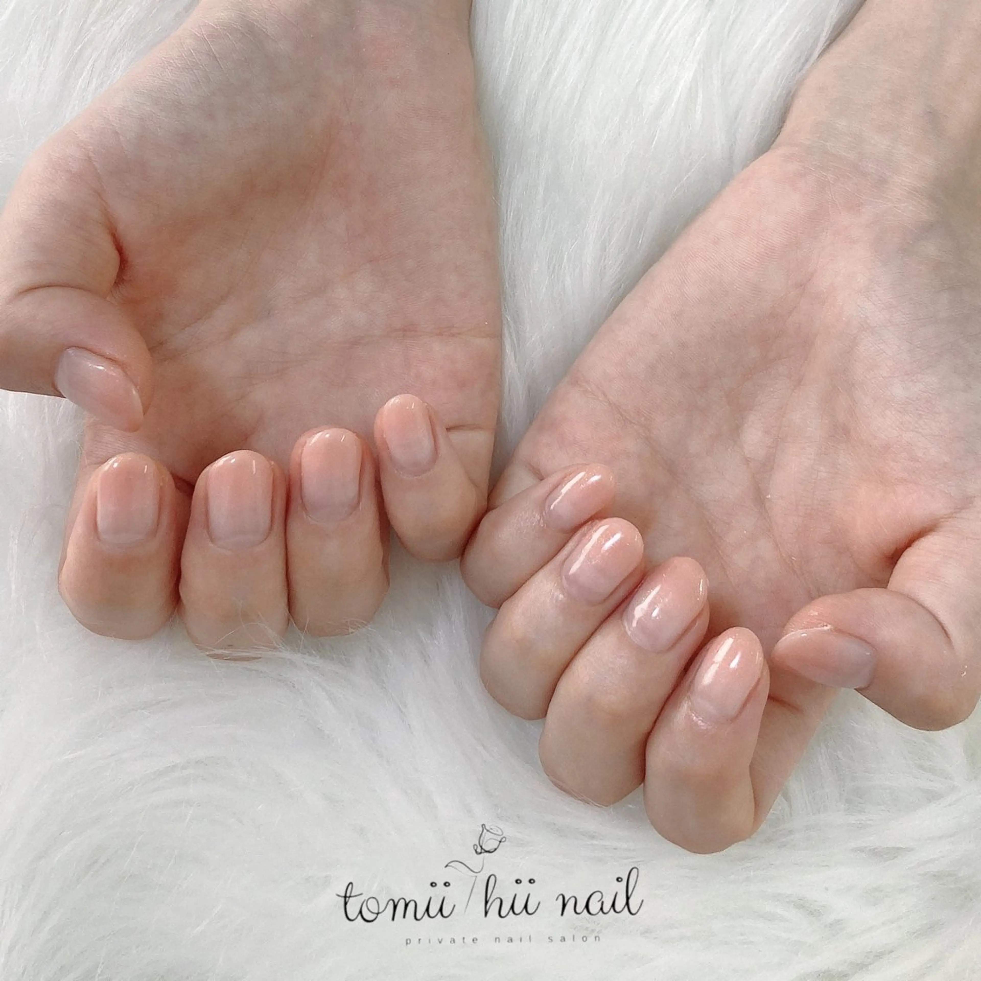 ネイル グラデーション ピンク シンプルネイル tomii-hii -nailのその他イメージ