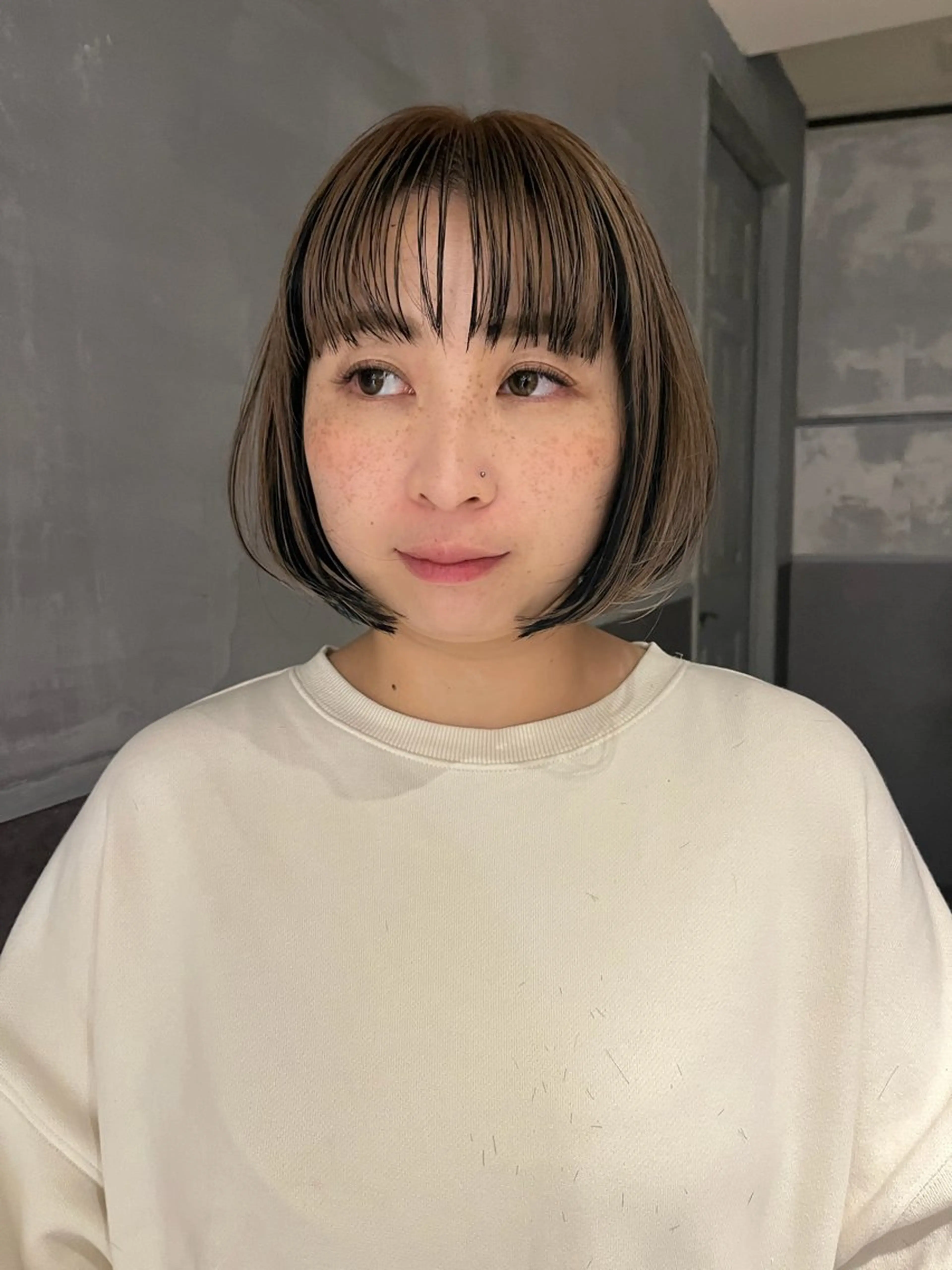 ショート カラー 田中 里奈のヘアスタイル