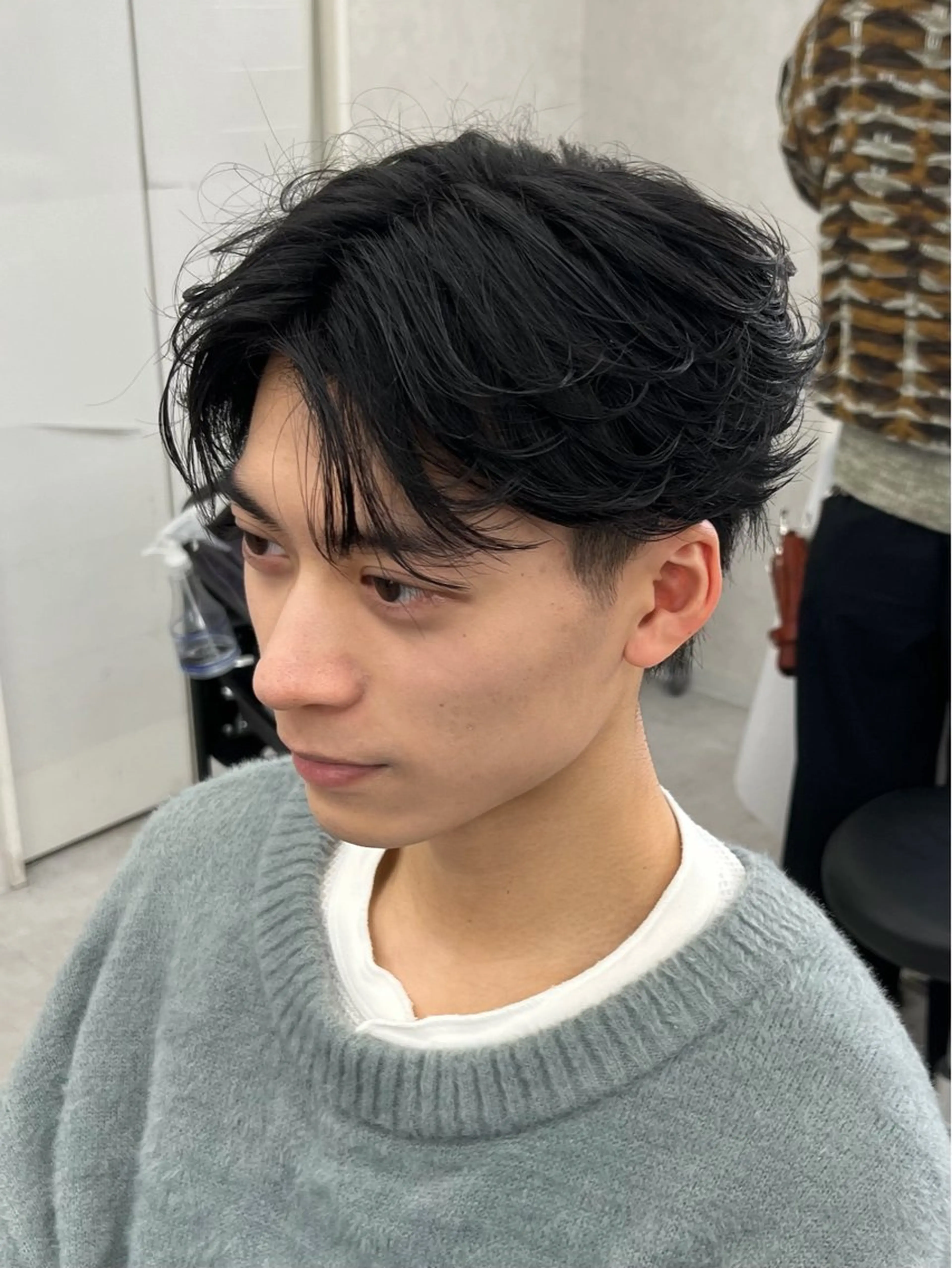 ショート パーマ キッズ ショートヘア カット パーマ フェザーパーマ浦和 スパイキーショートのヘアスタイル
