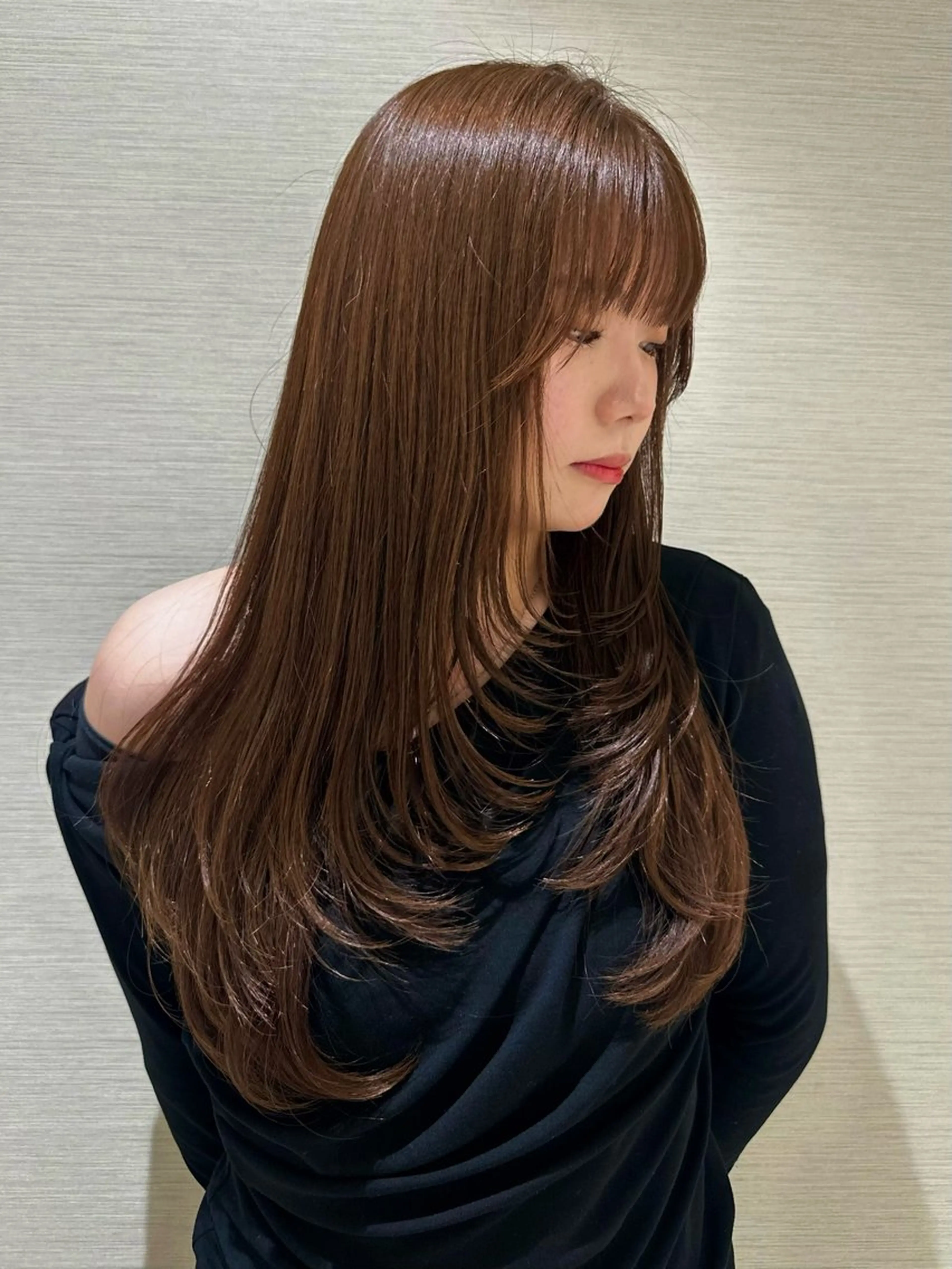 ロング カラー ヘアカラー トリートメント KANA /銀座のヘアスタイル