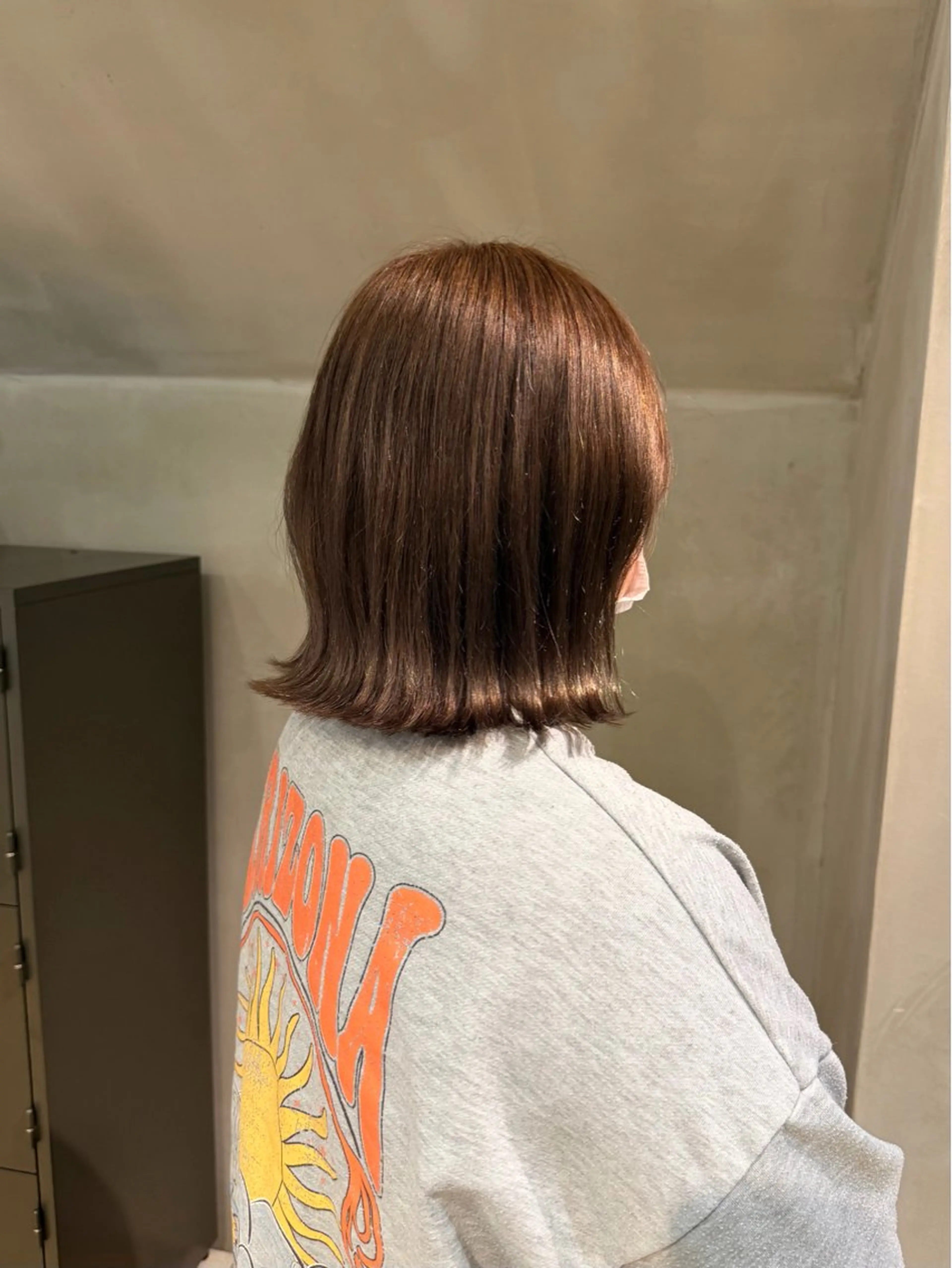 ミディアム 似合わせカット ヘアカラー mei🪽 カラーモデルのヘアスタイル
