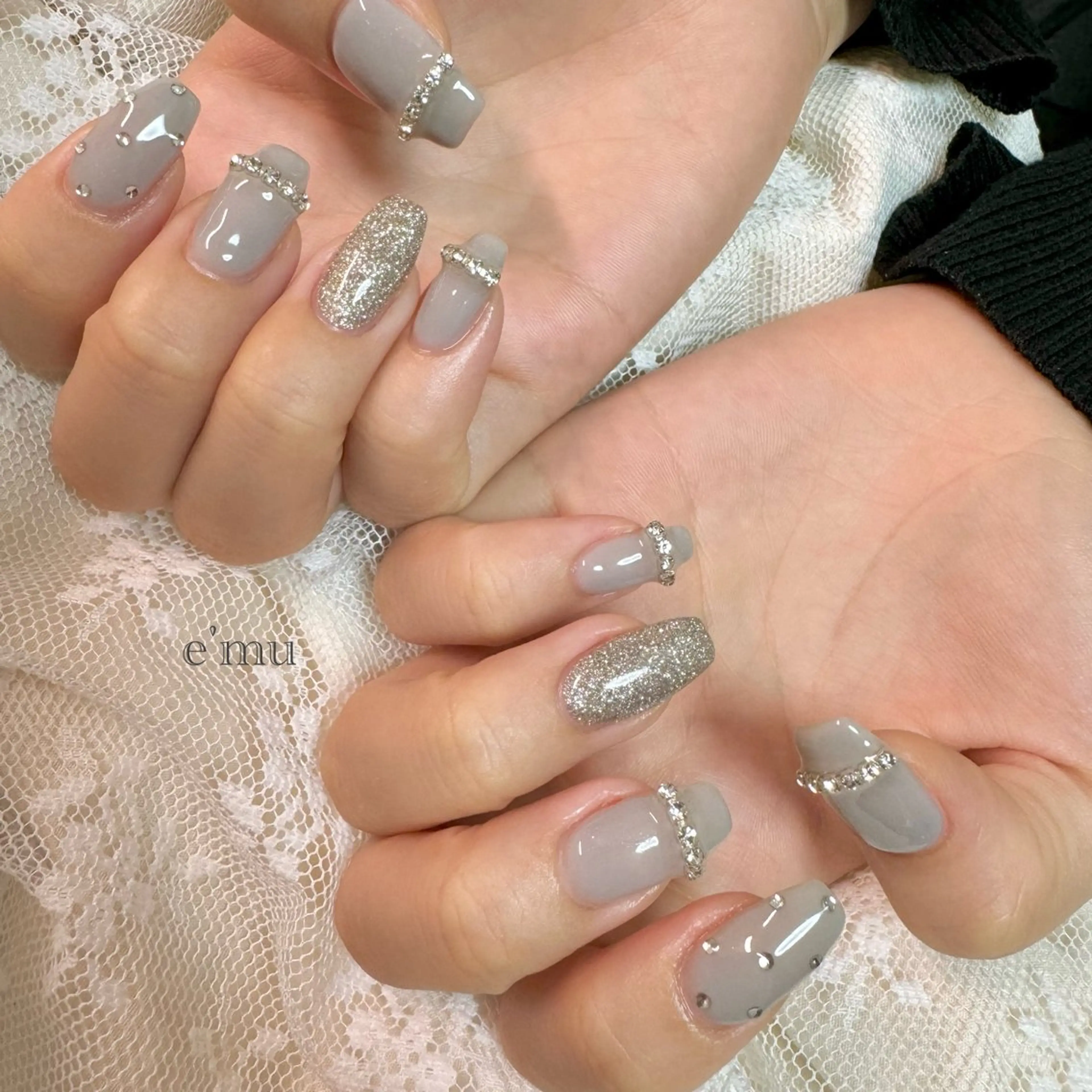 ネイル ワンホンネイル ハンドネイル nail salon e'mu💐のネイルデザイン
