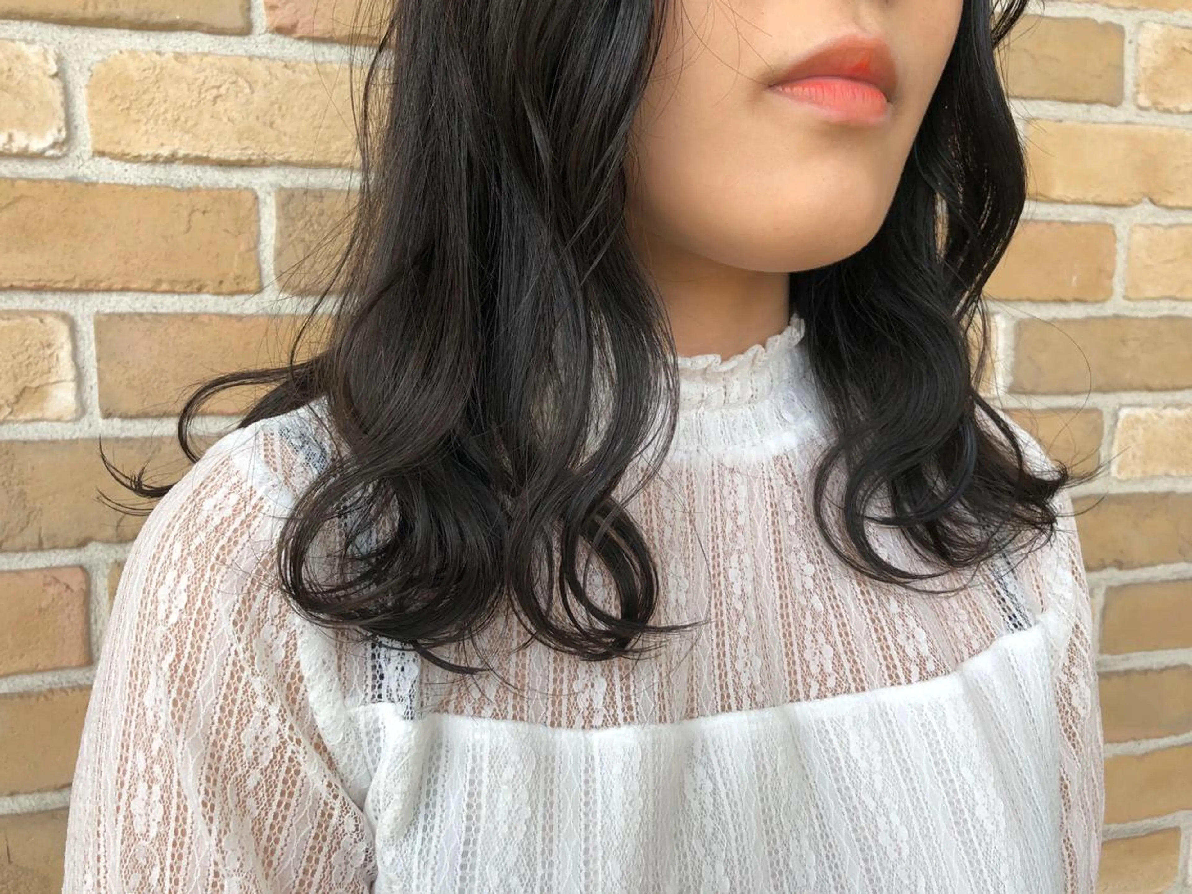 ミディアム カラー パーマ ヘアアレンジ ❣️倉敷❣️美髪 カラー能登一成のヘアスタイル