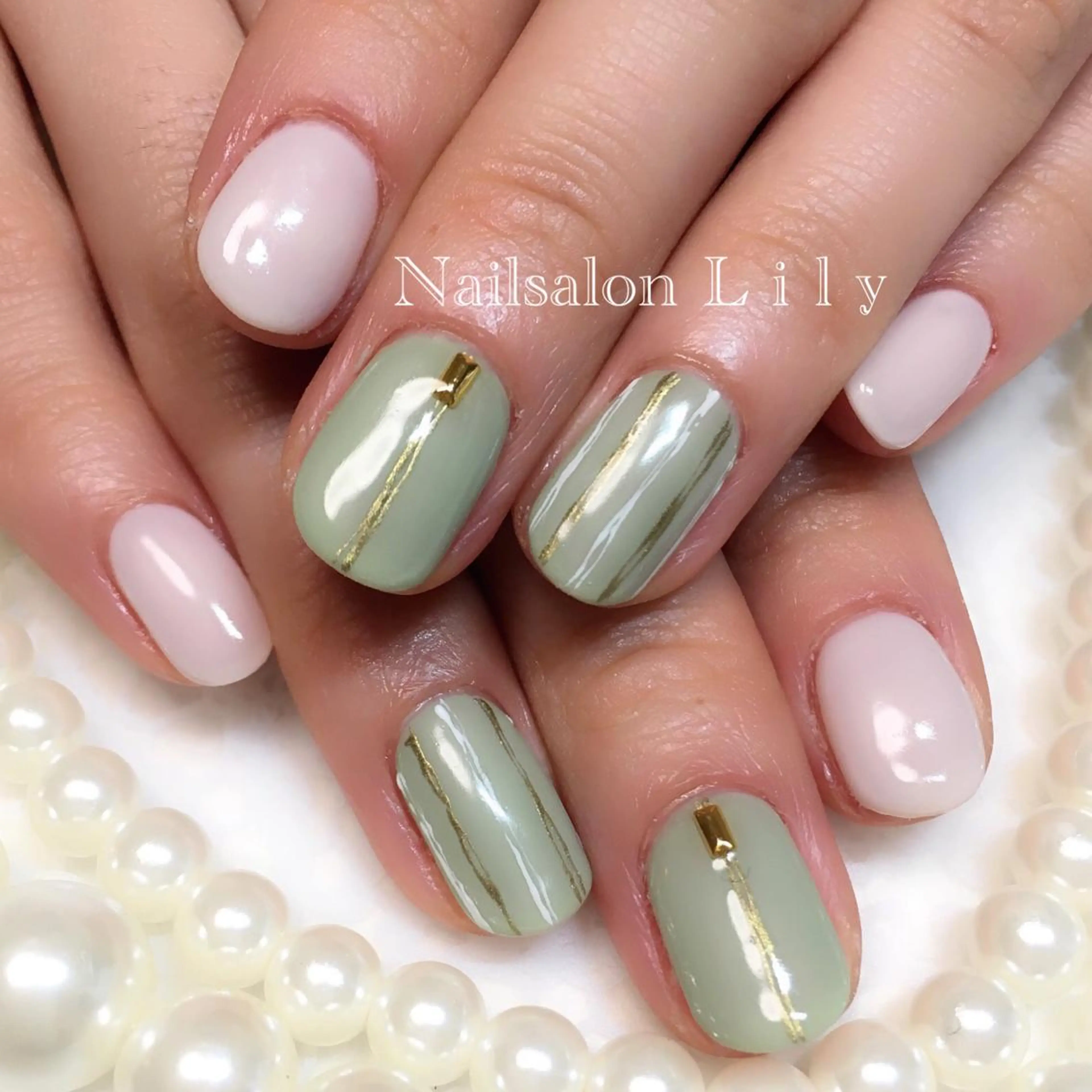 ネイル 春ネイル Lily*nail 🌻Mii🌻のネイルデザイン