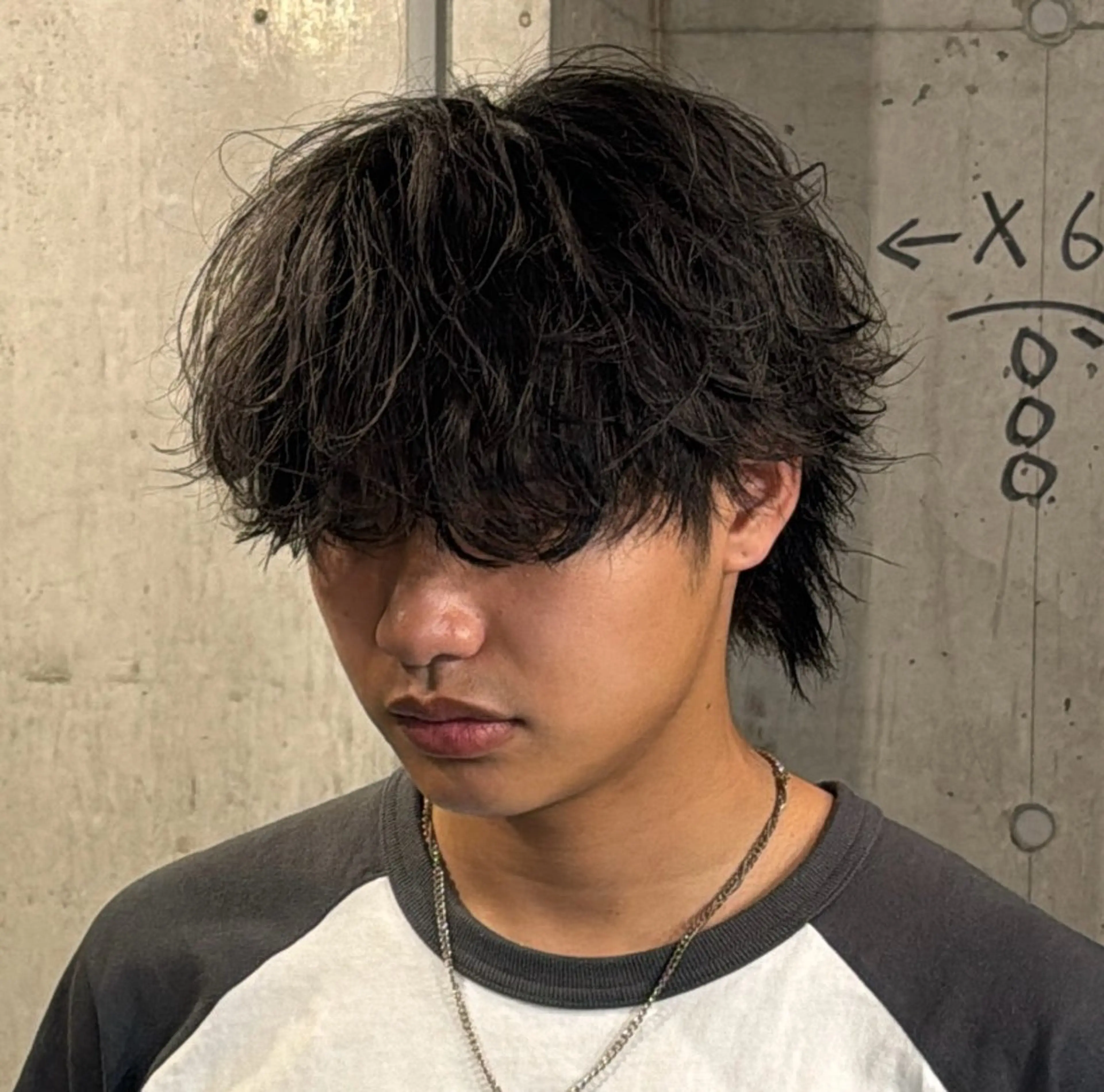 パーマ メンズ カット ヘアカラー パーマ Men's hair NoN所属・‎🤍モテ/メンズ KEISHO🩶のヘアスタイル