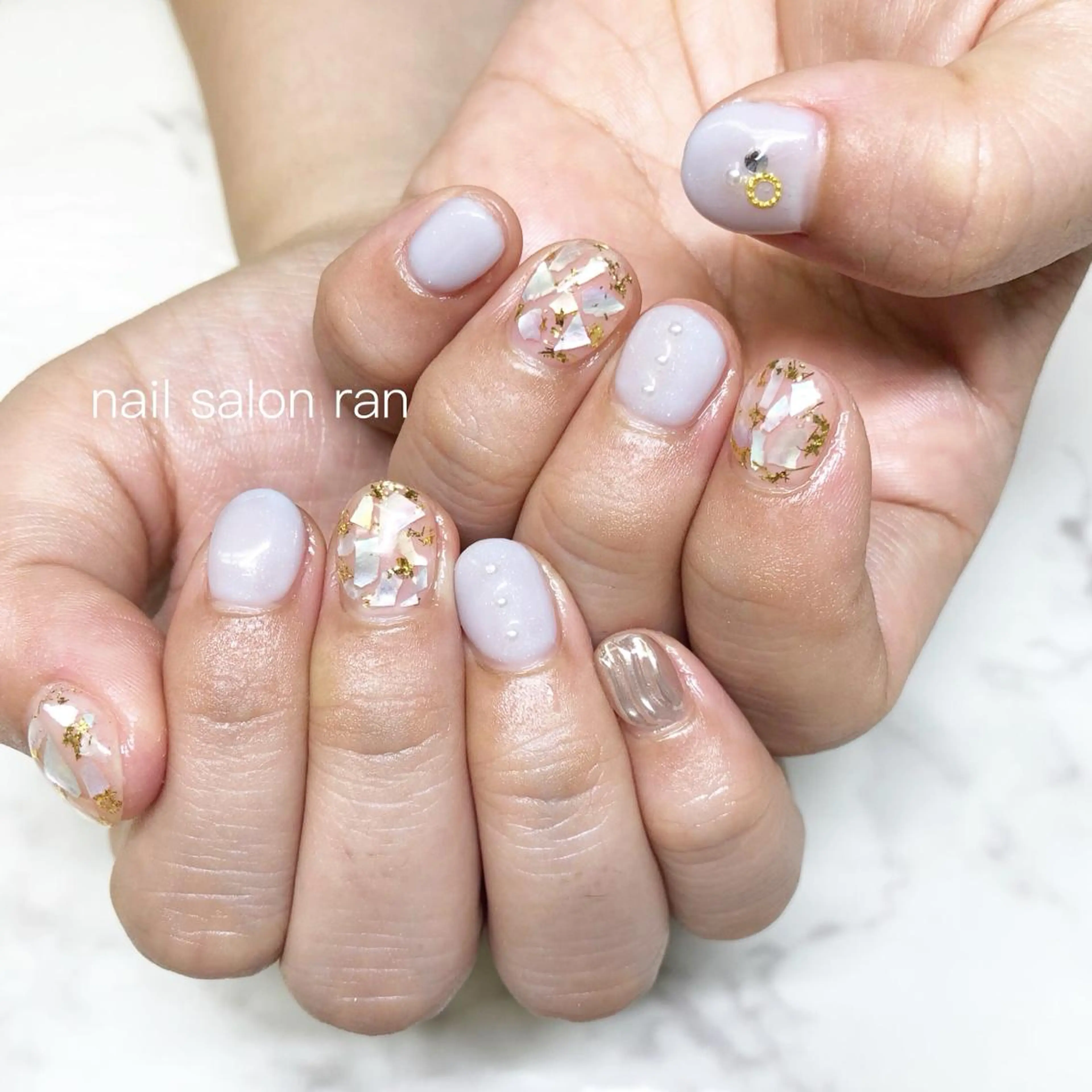 ネイル 持ち込み nailsalon ranのネイルデザイン