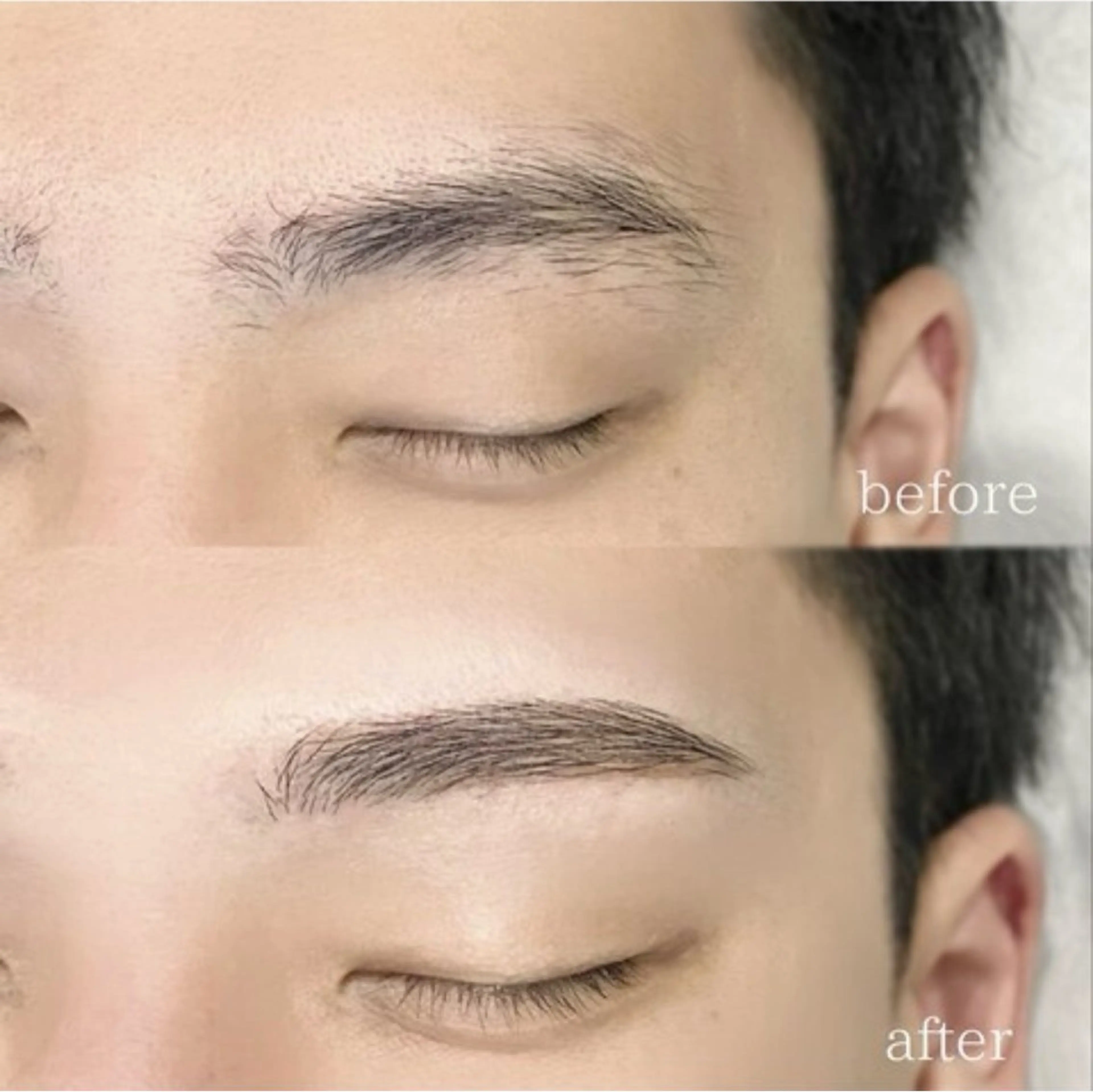 Men's 美眉スタイリング＋眉周りWAX脱毛の写真