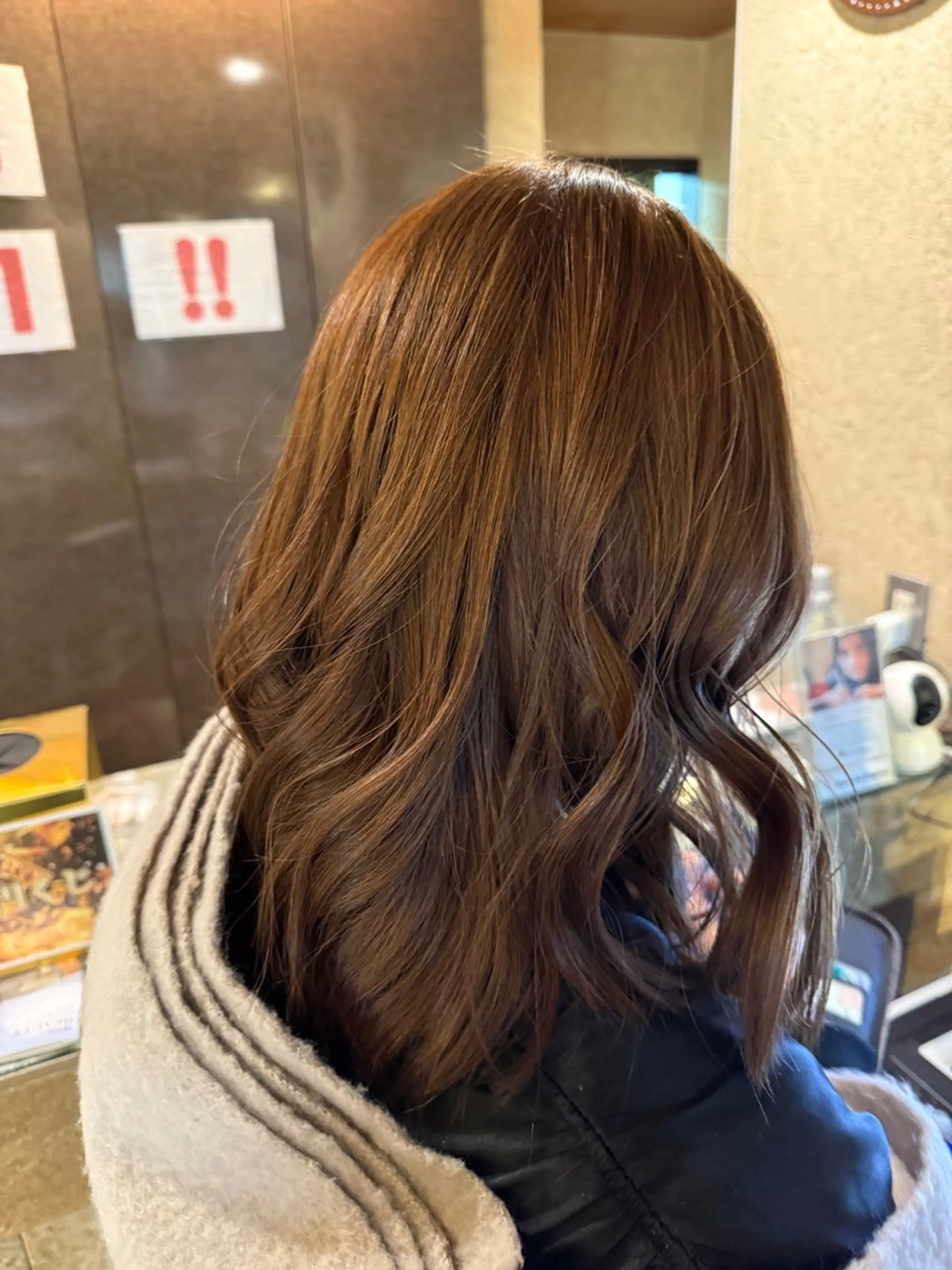 セミロング ヘアカラー ❤️Lee東三国❤️ ROSAのヘアスタイル