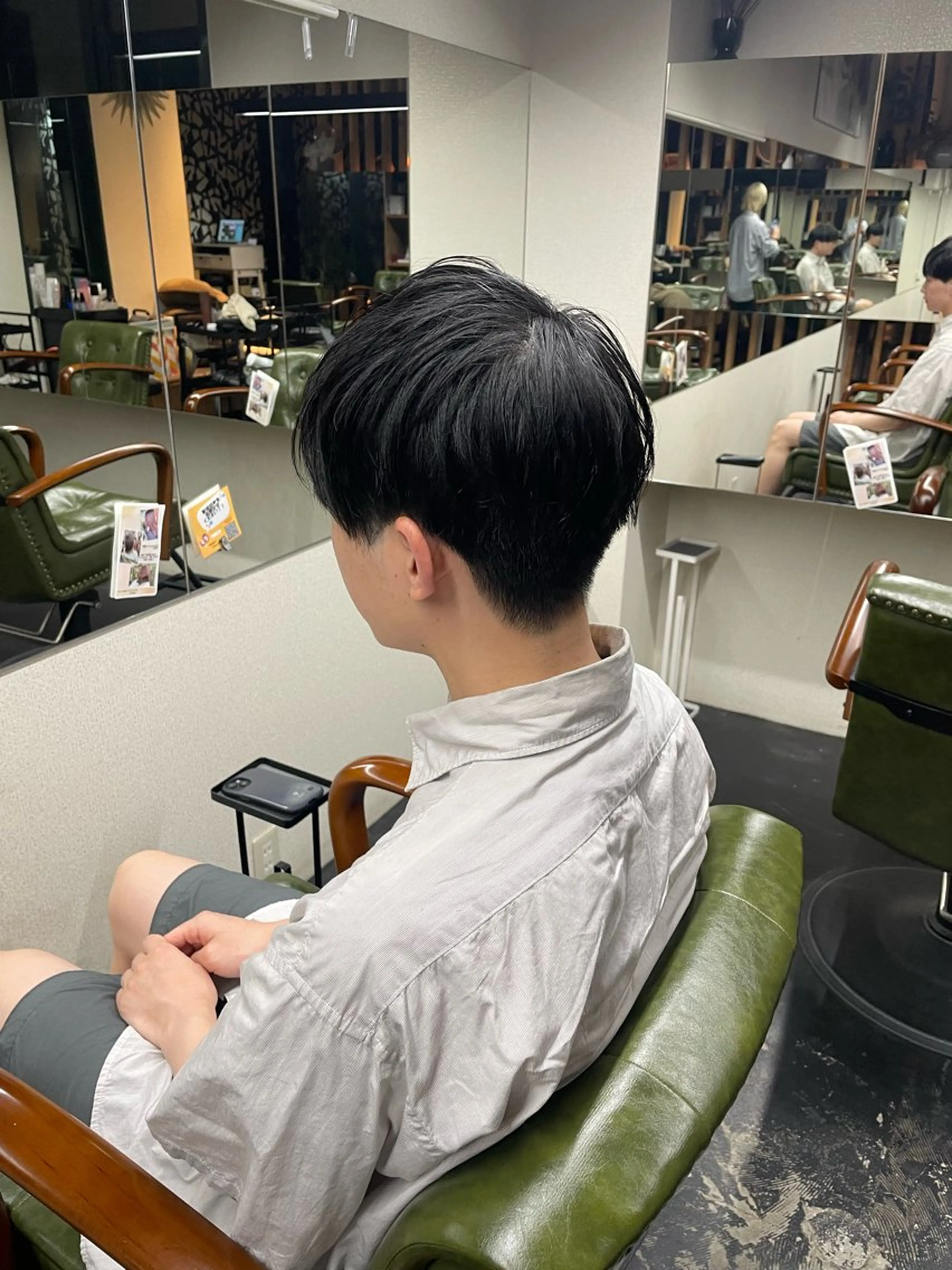 メンズカット＋シャンプーの写真