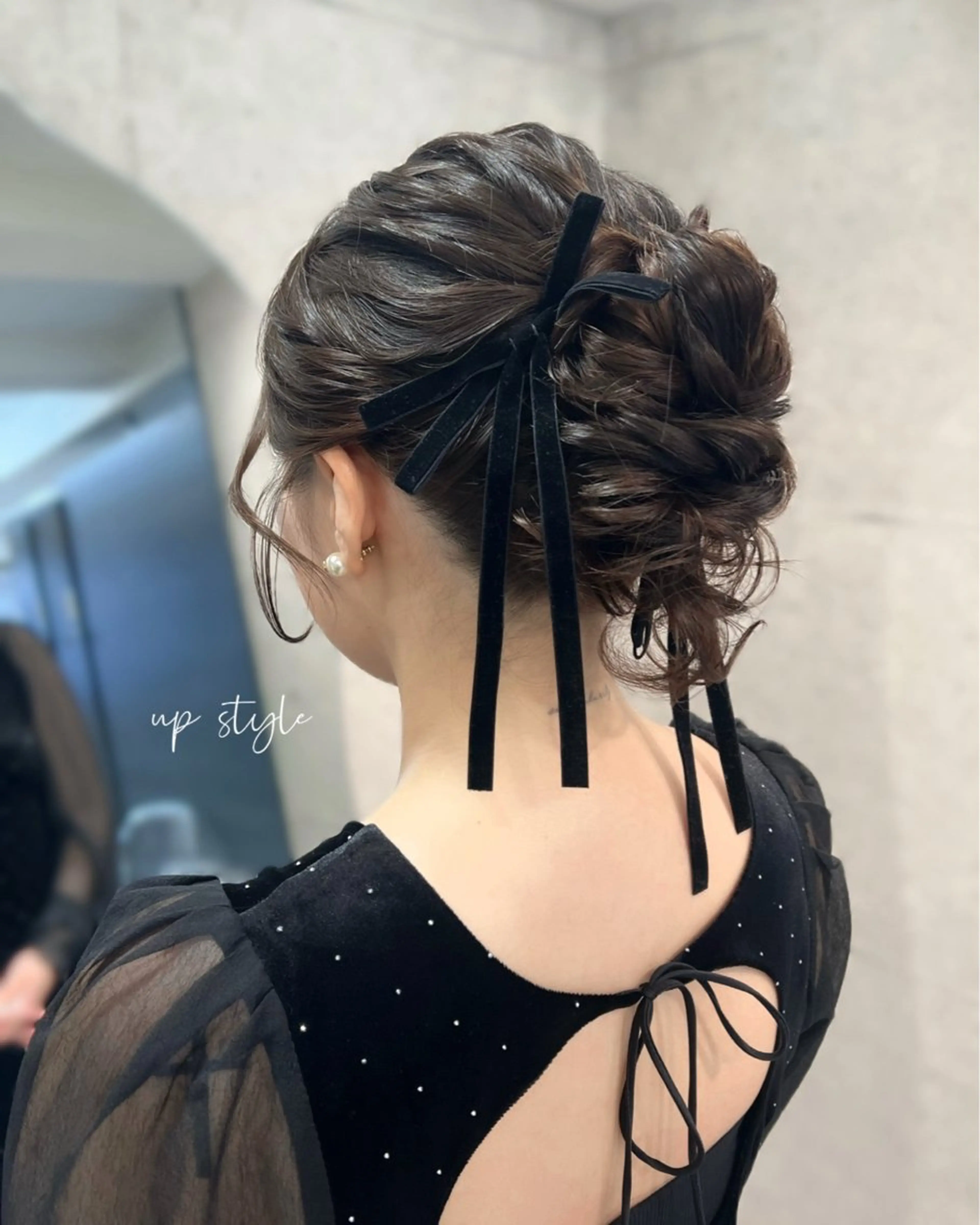 セミロング ヘアアレンジ ヘアセット ヘアメイク/髪質改善 🎀Moeri🎀のヘアスタイル