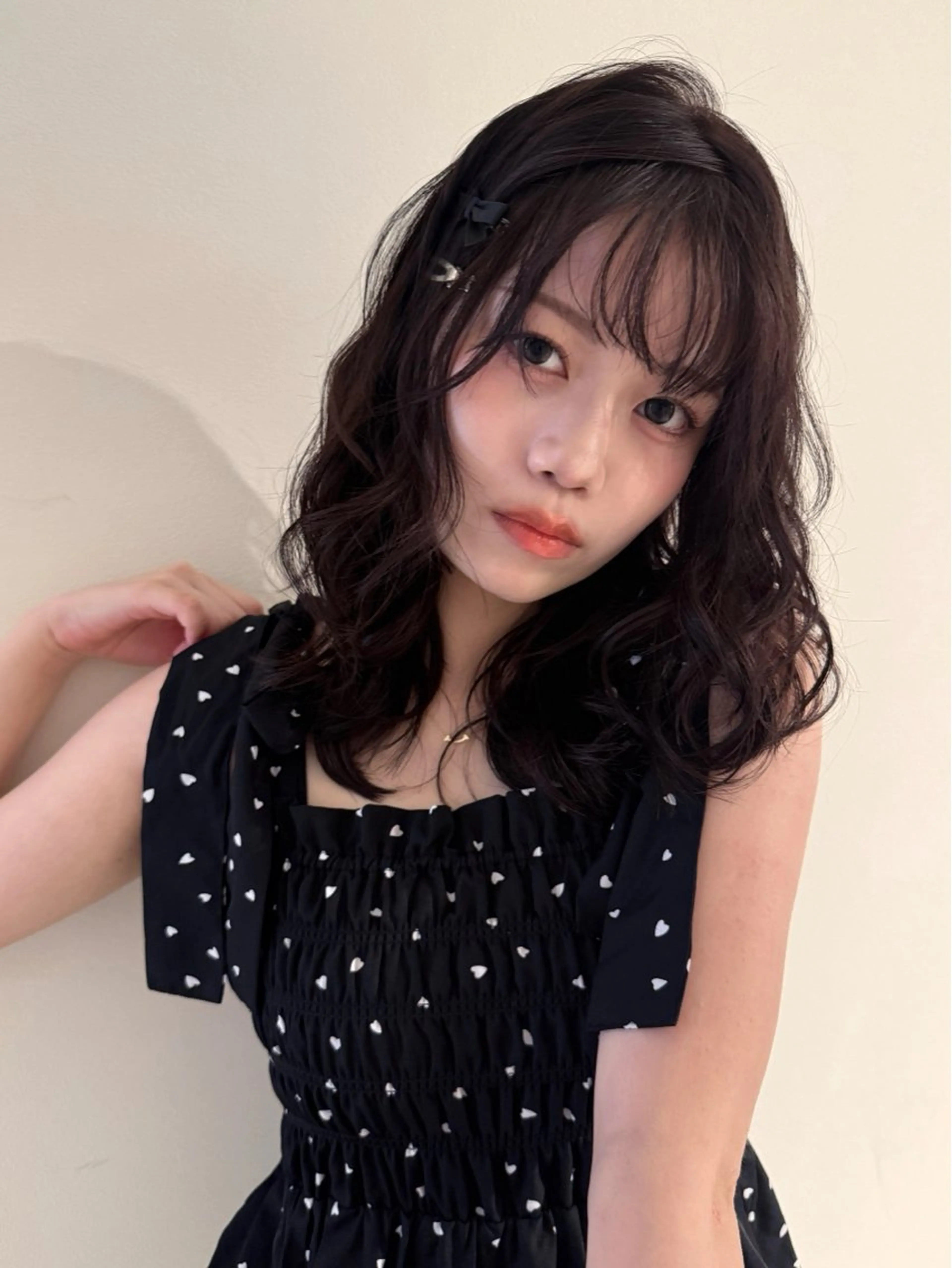 ミディアム 透明感カラーＷカラー 🫧/つばめのヘアスタイル