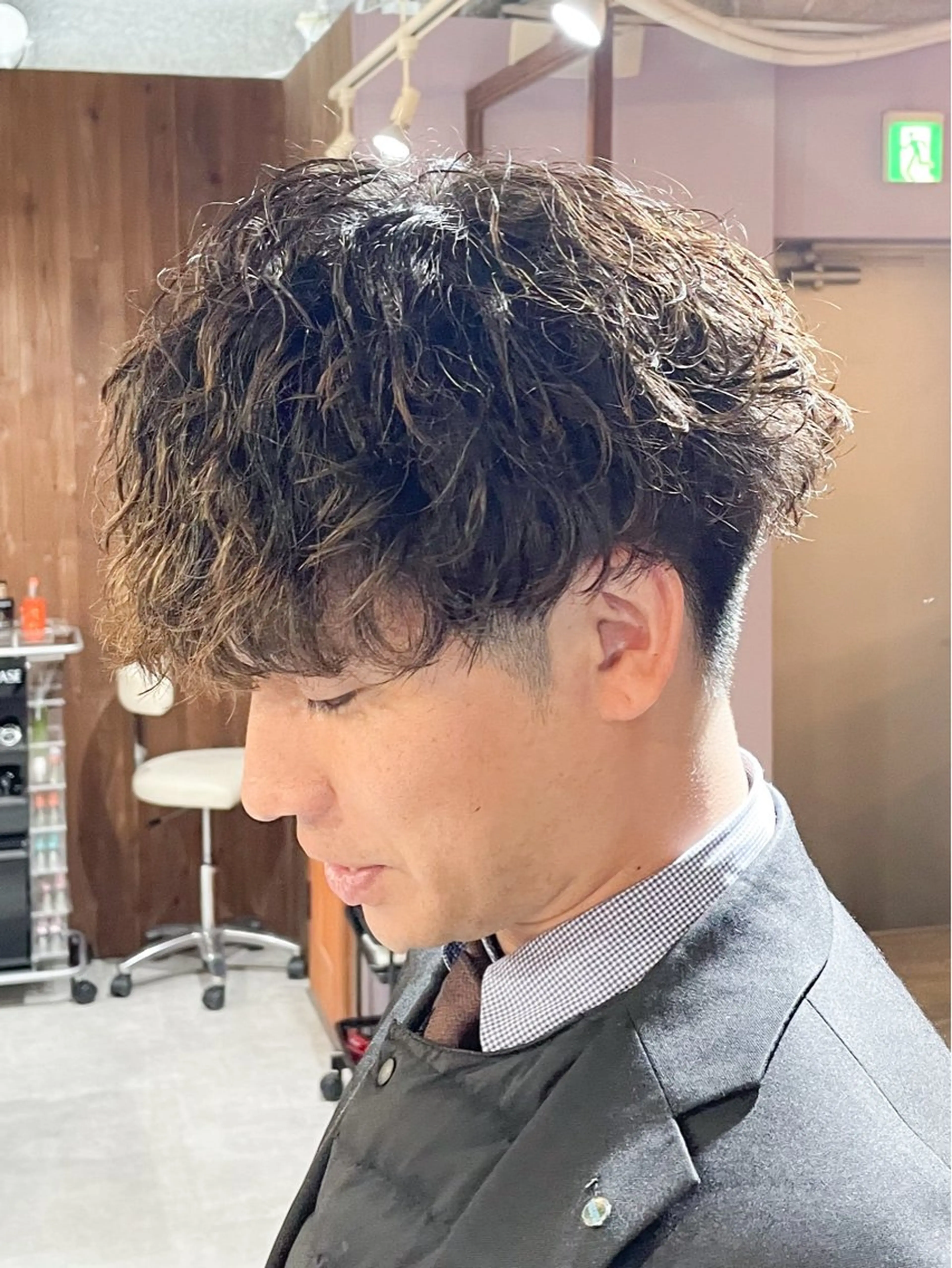 《定番人気》カット+波巻きスパイラルパーマの写真