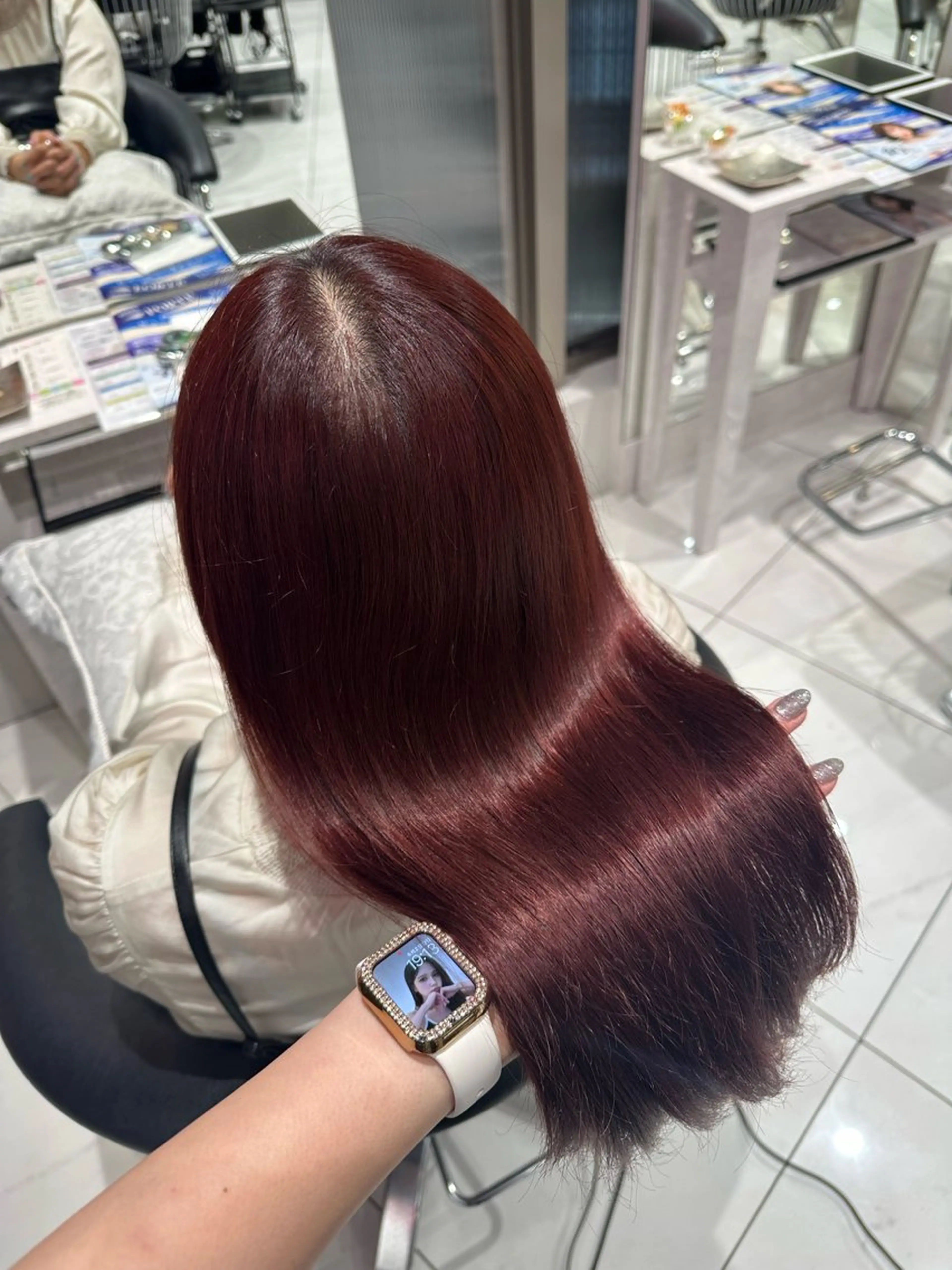 セミロング ヘアカラー ブリーチなしWカラー /Hitomi☻のヘアスタイル