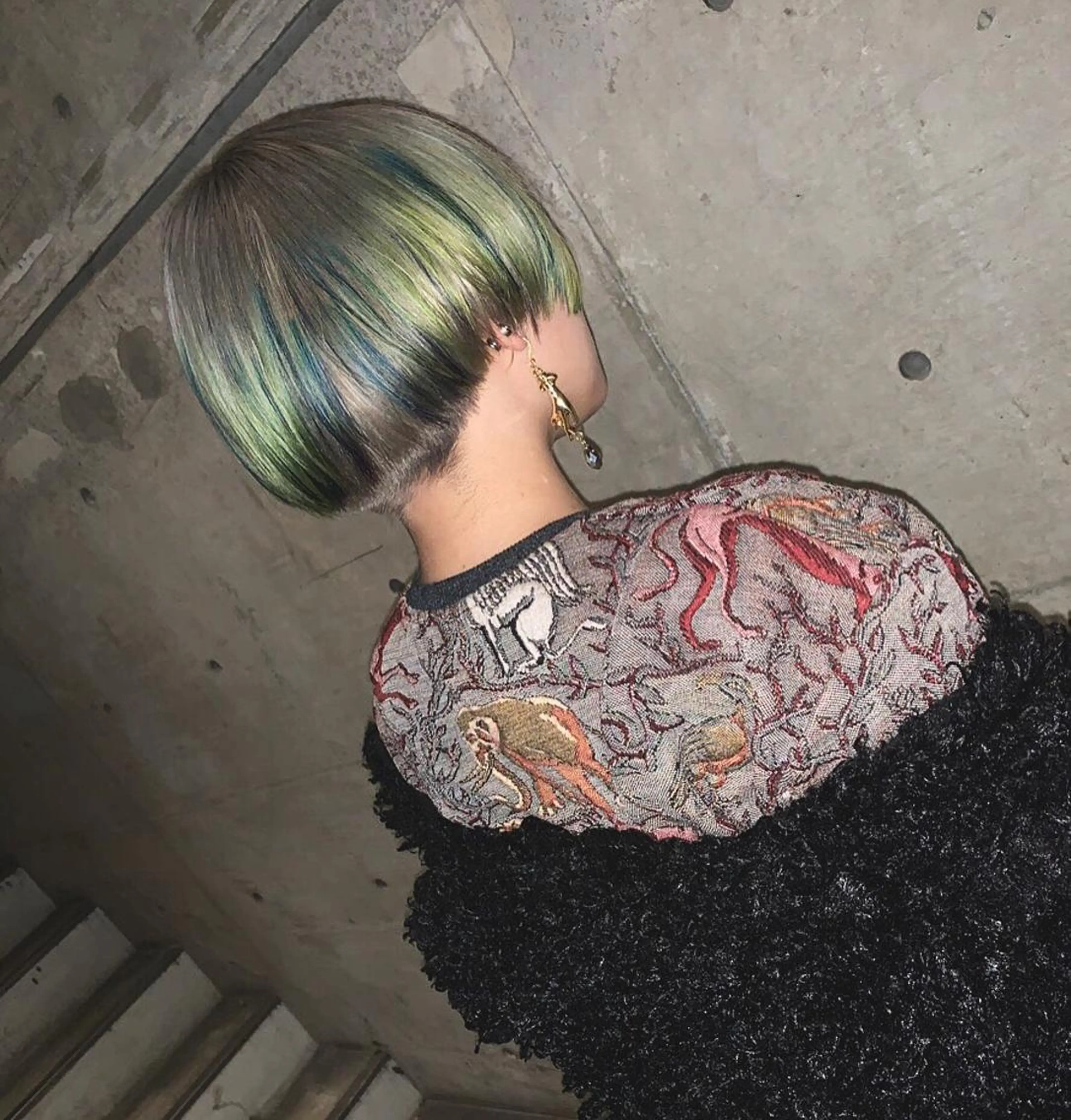 ダブルカラーの写真