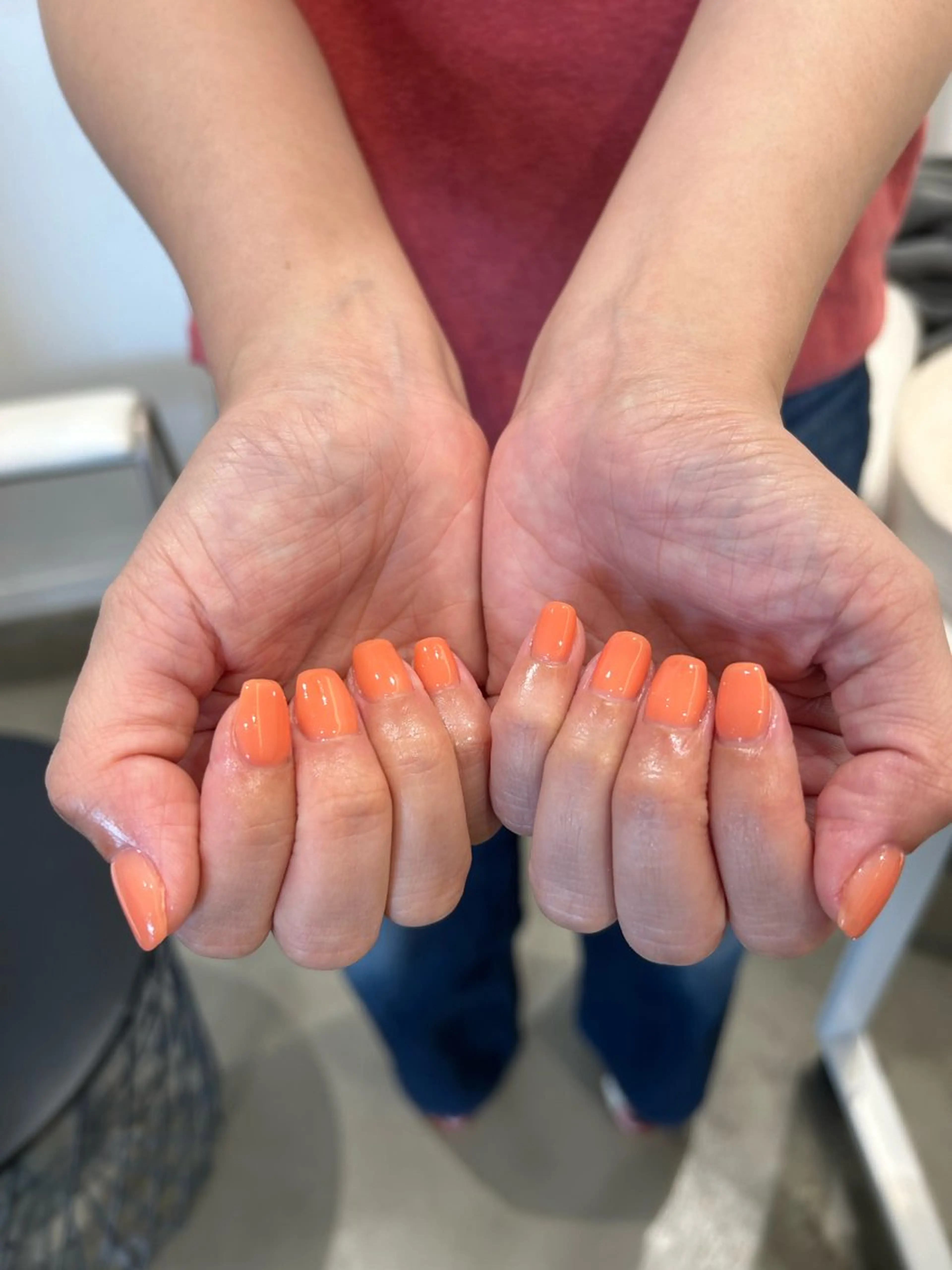 ネイル オレンジ tote. harunaのネイルデザイン