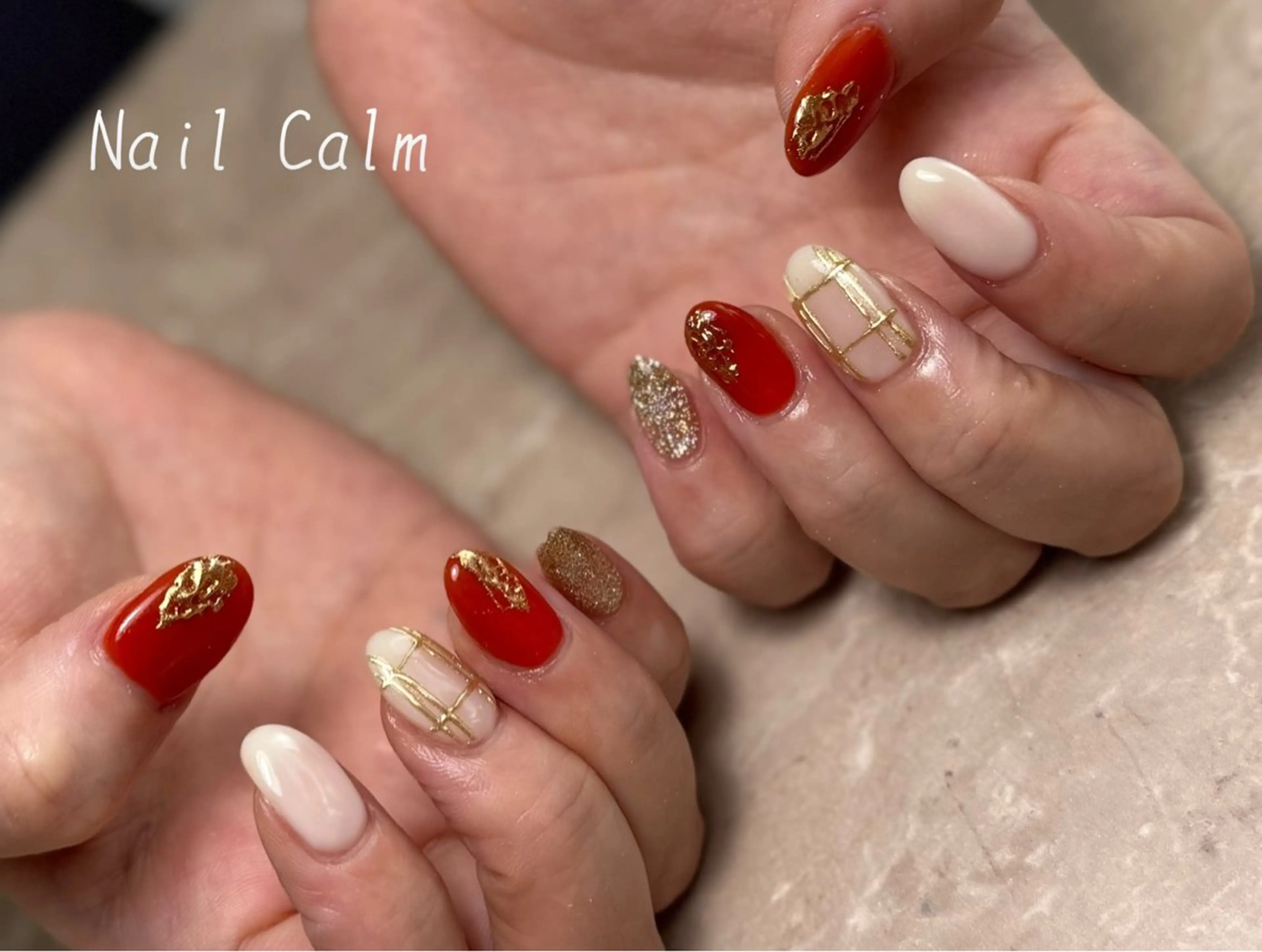 ネイル シンプルネイル ハンドネイル Nail Calm所属・プライベートサロン Calmのネイルデザイン