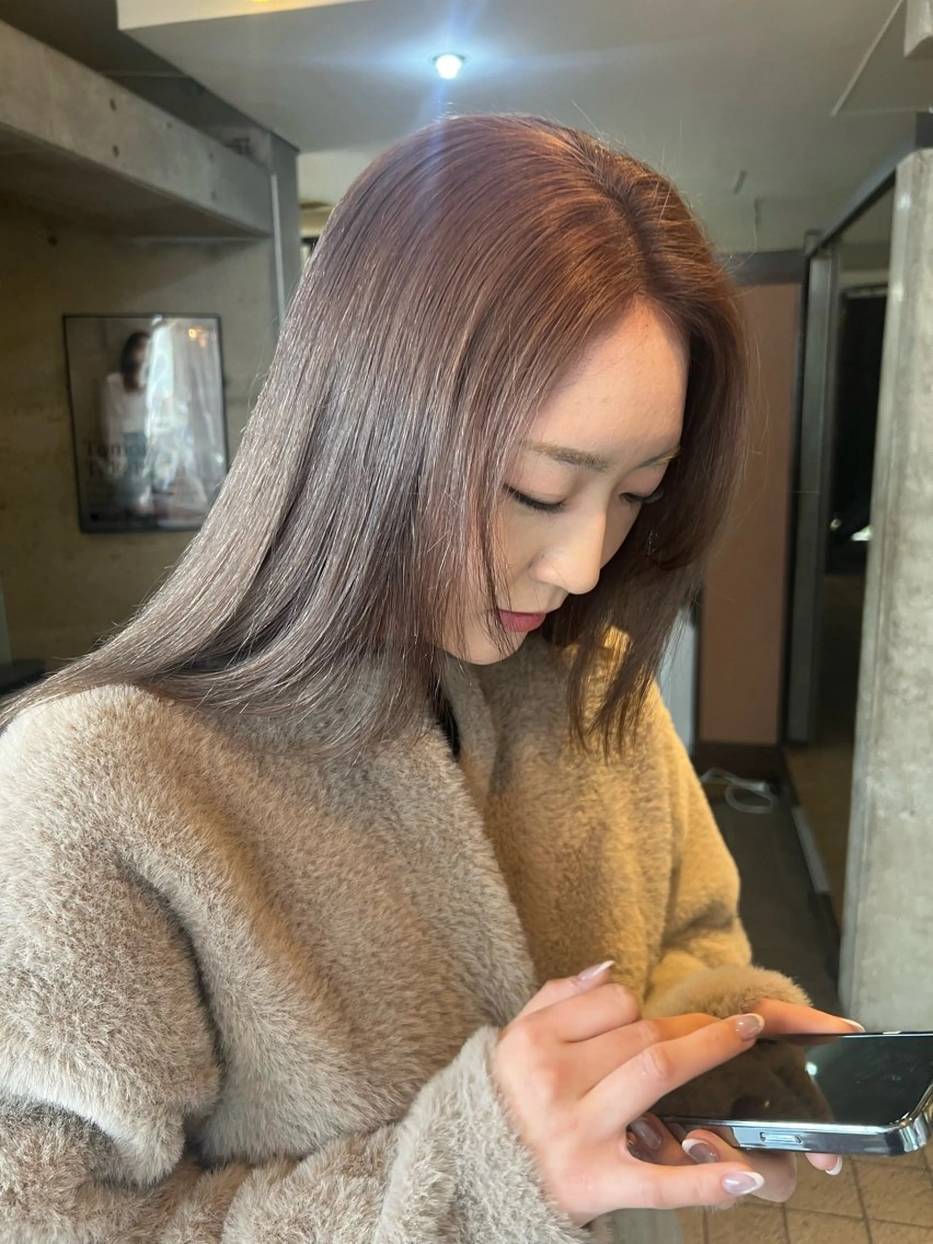 ロング カラー 只野 真衣のヘアスタイル