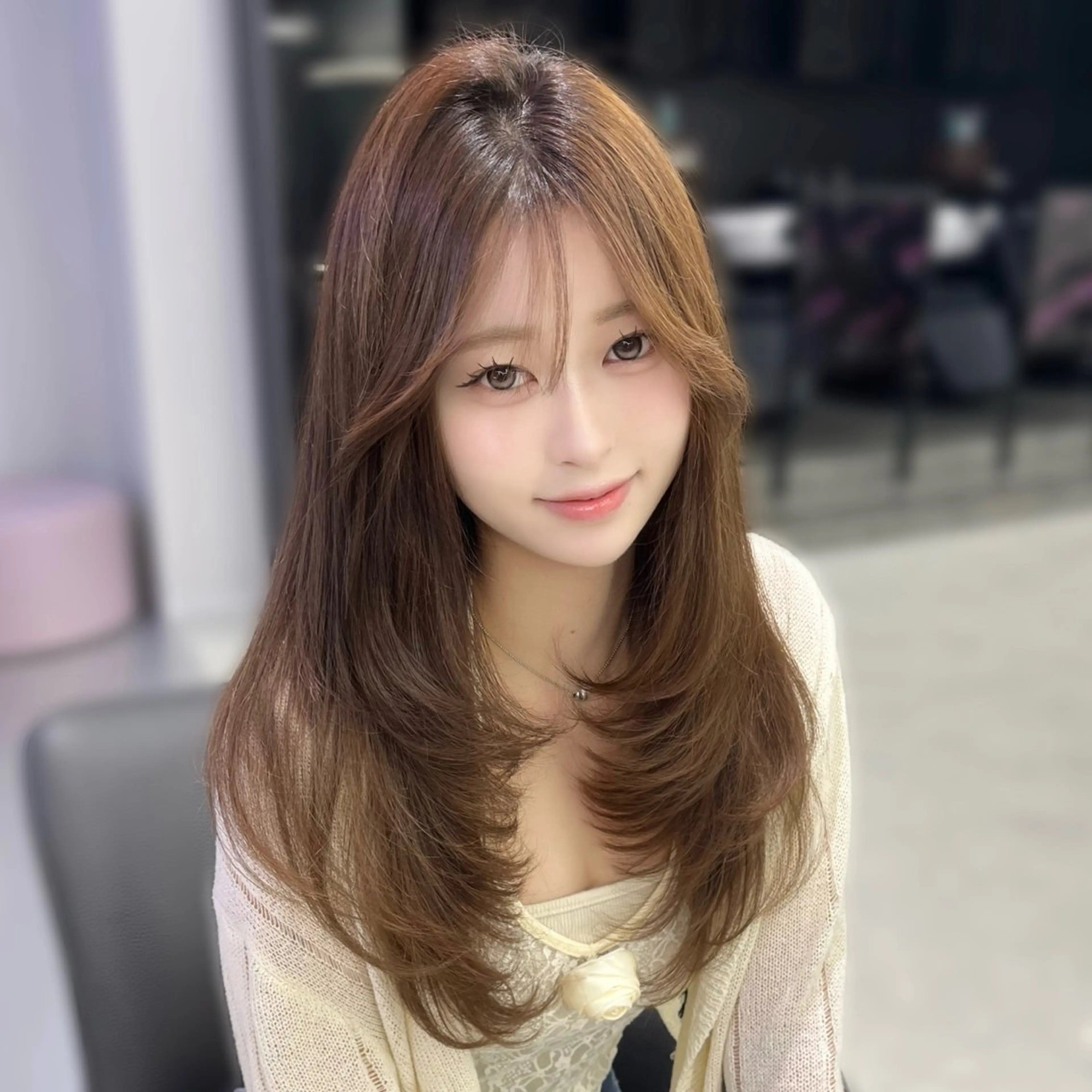 ロング カラー レイヤーカット Kaho🤍レイヤー ※女性限定のヘアスタイル